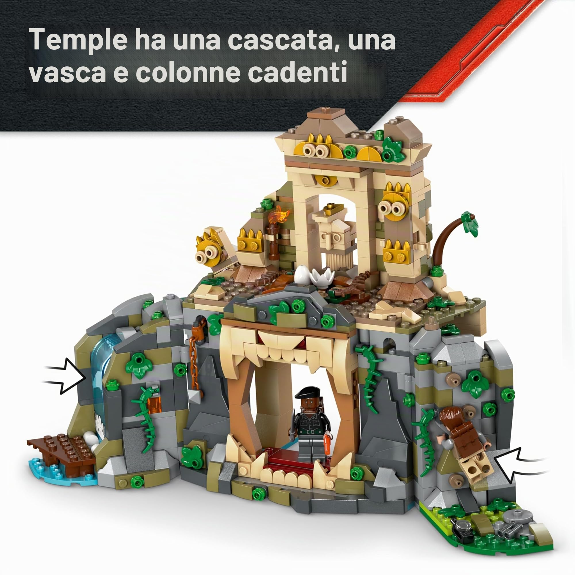 Lego Jurassic World SpDinosaurier & Quetzalcoatlus: inserto elicottero – 76976 Lego SpDinosauro con sacchetto regalo, Jurassic Set dinosauri a partire dagli 8 anni – Novità