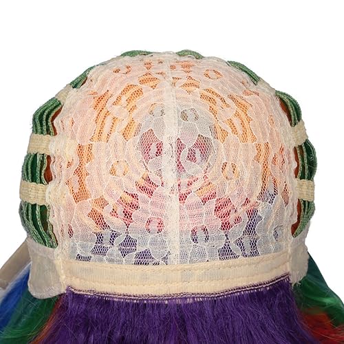 Miniatura 7 de ColorGround - Peluca larga rizada para cosplay con 2 coletas, talla única