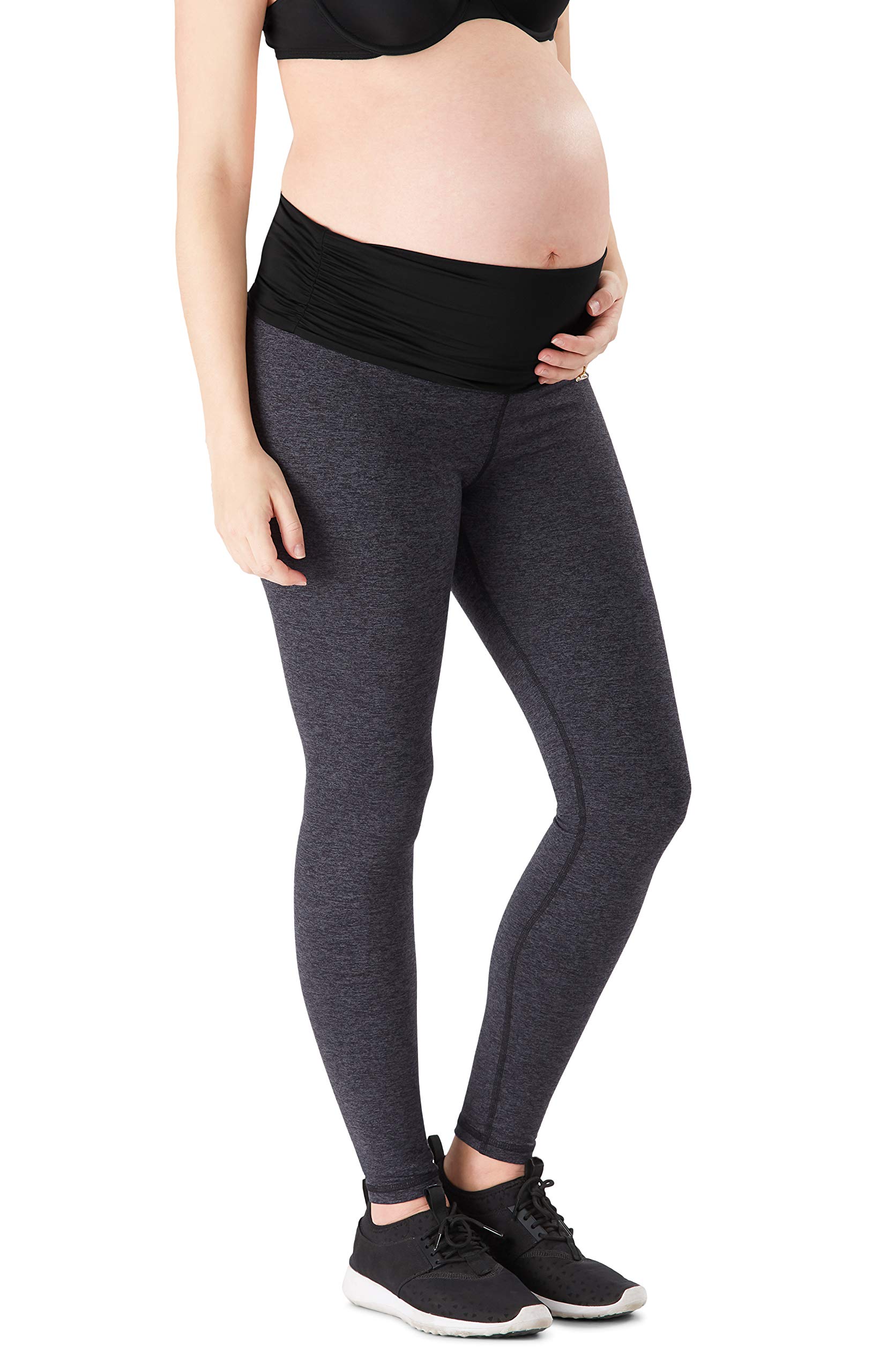 Belly Bandit - Leggings da donna per gravidanza, con supporto attivo e elastico Charcoal M
