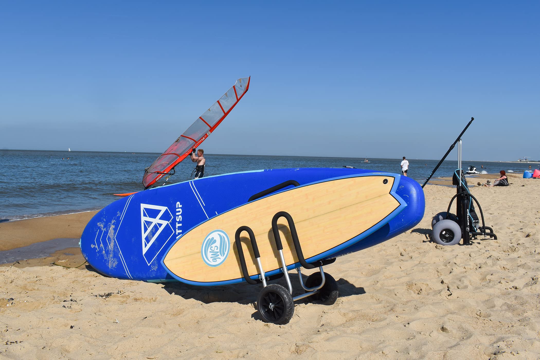 Alu Trolley für 2 Sup - M Trolley