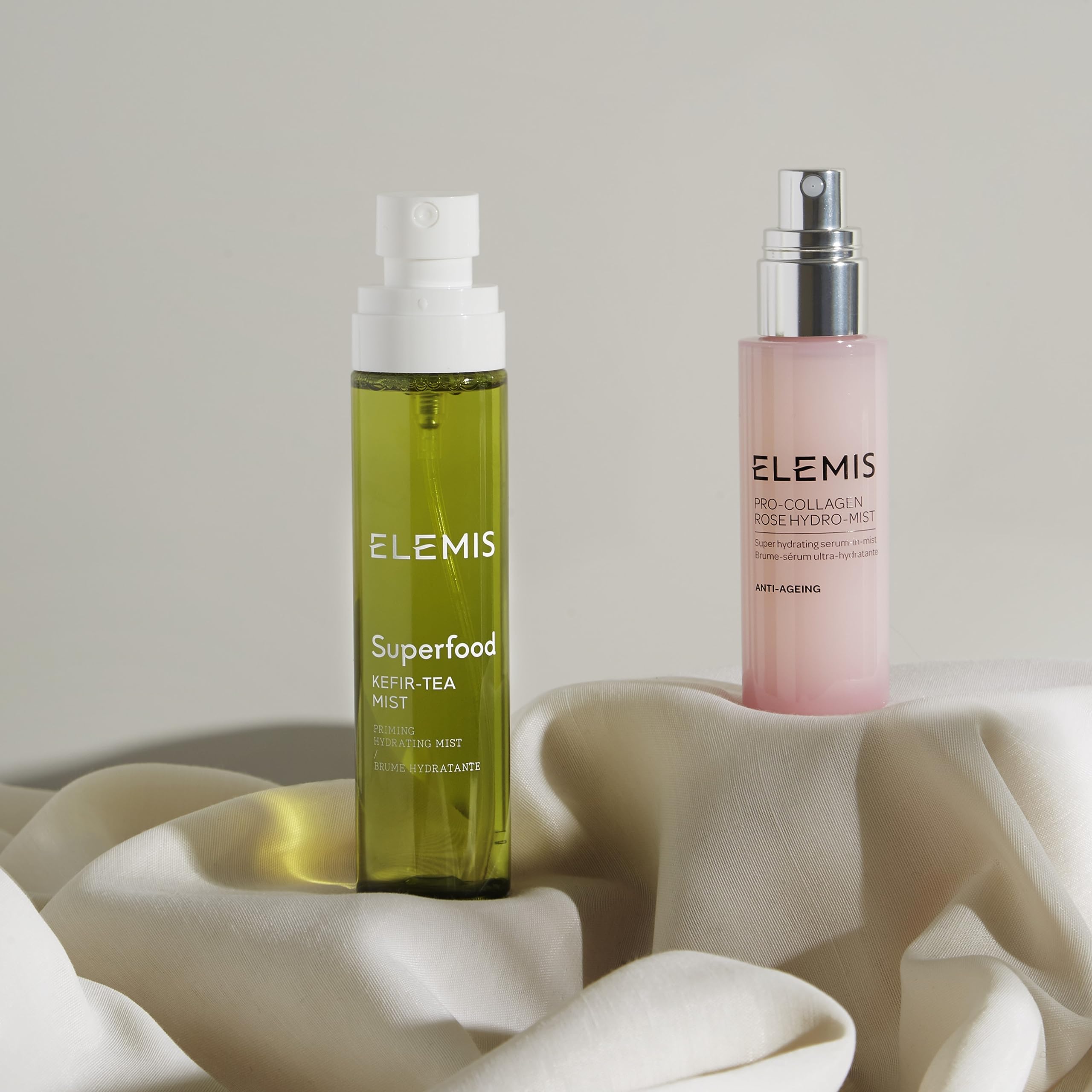 Elemis Superfood Glow Priming Feuchtigkeitscreme 60 ml mit Superfood Kefir-Tea Mist 100ml