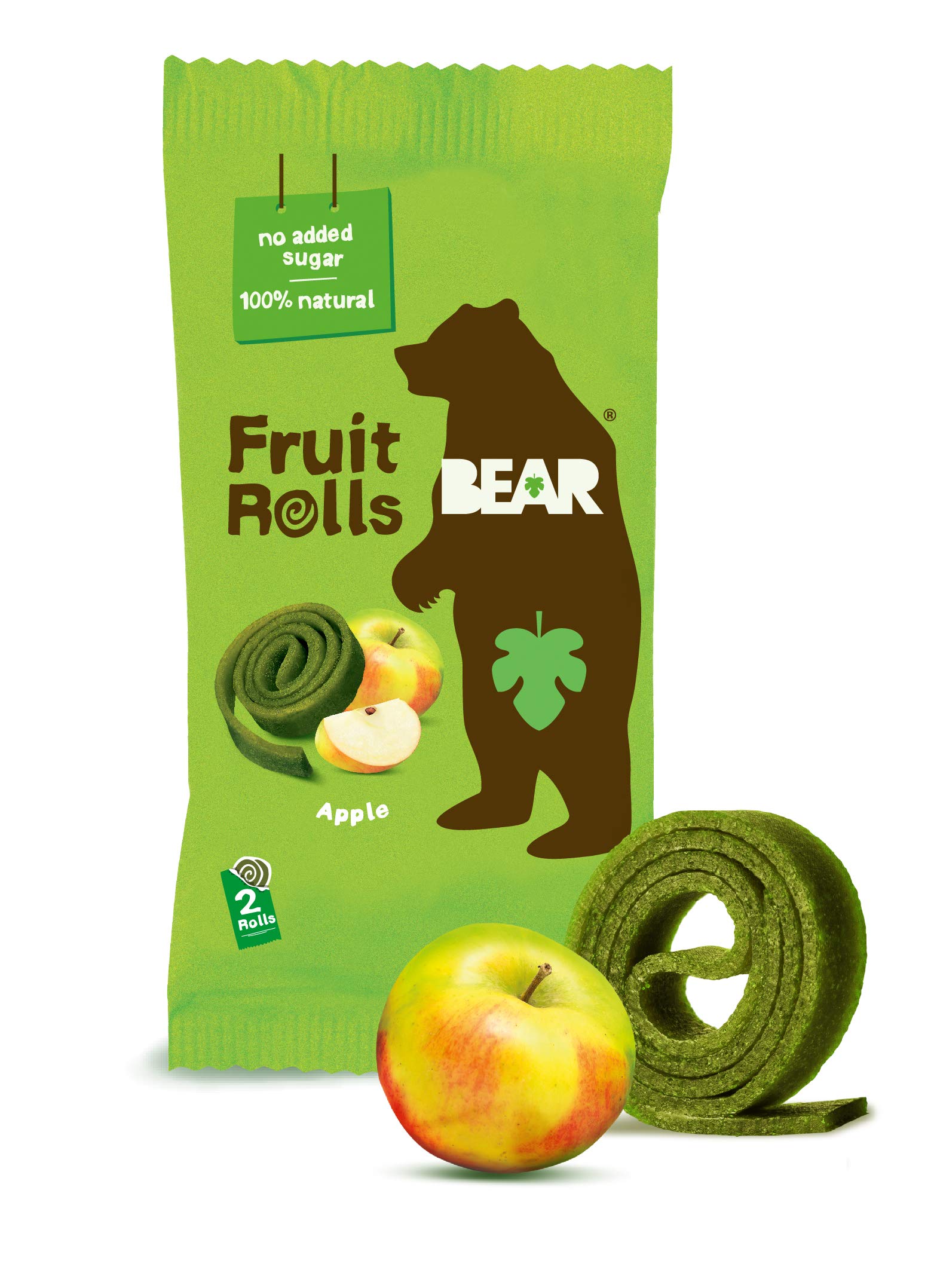 Bear Yoyo 100 Percent Fruit Rolls Apple 20 g (Pack of 18)