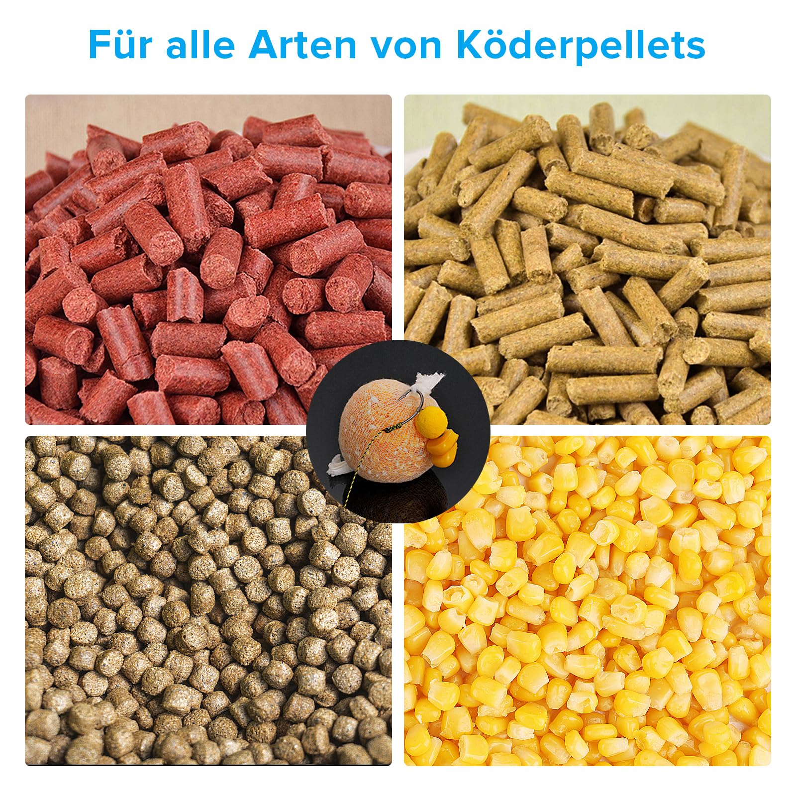 Realure 3 Stuks 5 m PVA-Visnet, Wateroplosbare PVA Net, 25 mm/37 mm/44 mm Breed, PVA-Mesh, Karperaccessoires met Schaar, Snel Smeltende PVA-Zak, Vissen, PVA-Zakken voor Boilie en Aasvoer