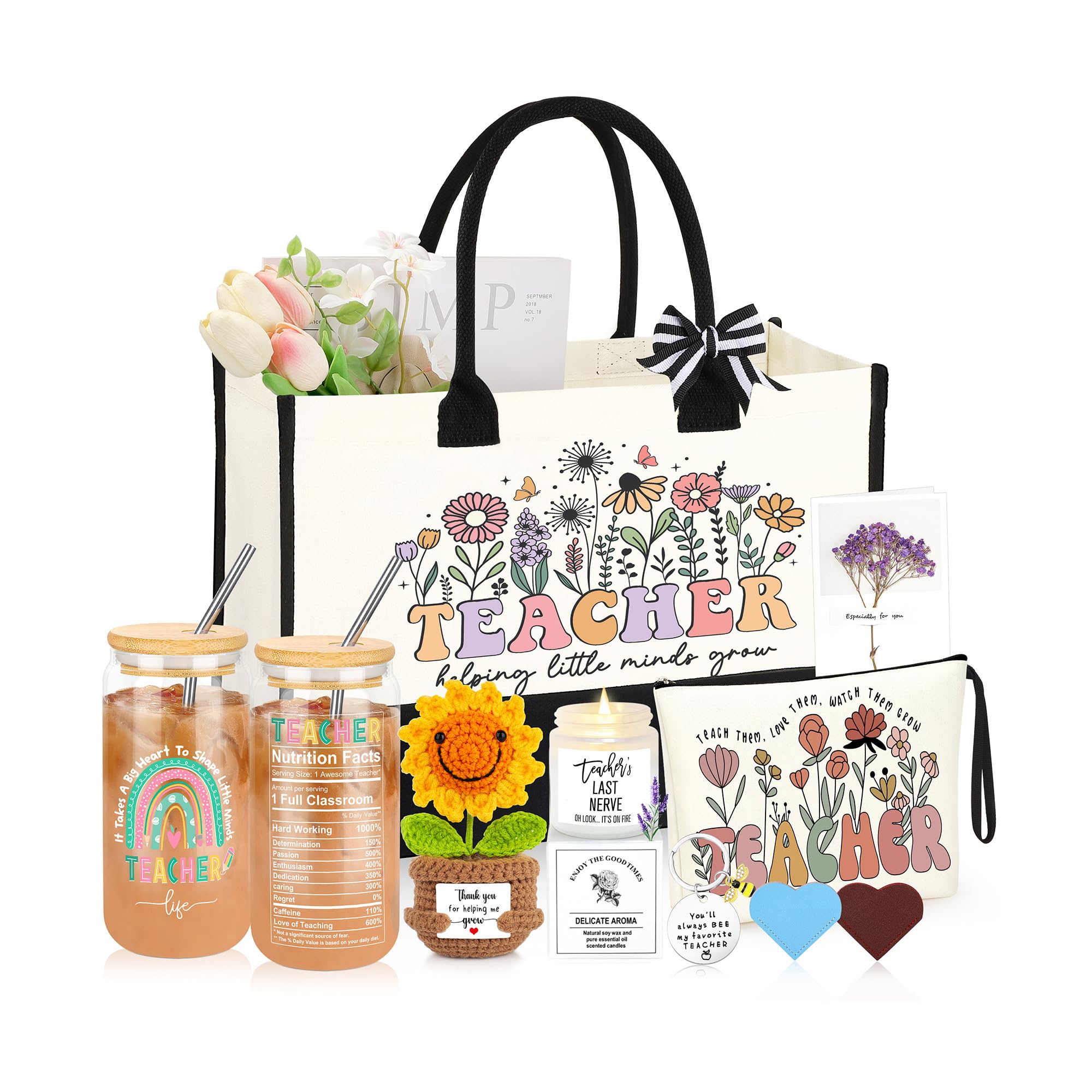 JTENGTOP Teacher Appreciation Gifts for Women, End of Year Best Teacher Thank You Retirement Gifts for Women