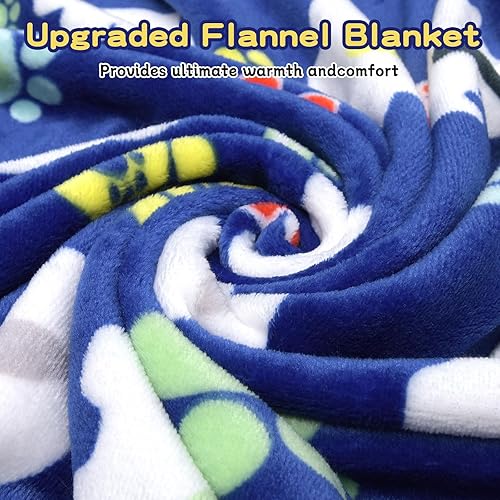 Miniatura 2 de Mantas para perros grandes, mantas de forro polar suave para perros medianos, 60 x 50 pulgadas, manta de franela para mascotas, gatos, cachorros,