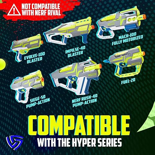 Miniatura 3 de Paquete de 350 pelotas Ray Squad Nerf Hyper Balls, Nerf Hyper, Nerf Hyper, Nerf Hyper Bullets, Nerf Hyper Balls de repuesto, Nerf Hyper Bulk,