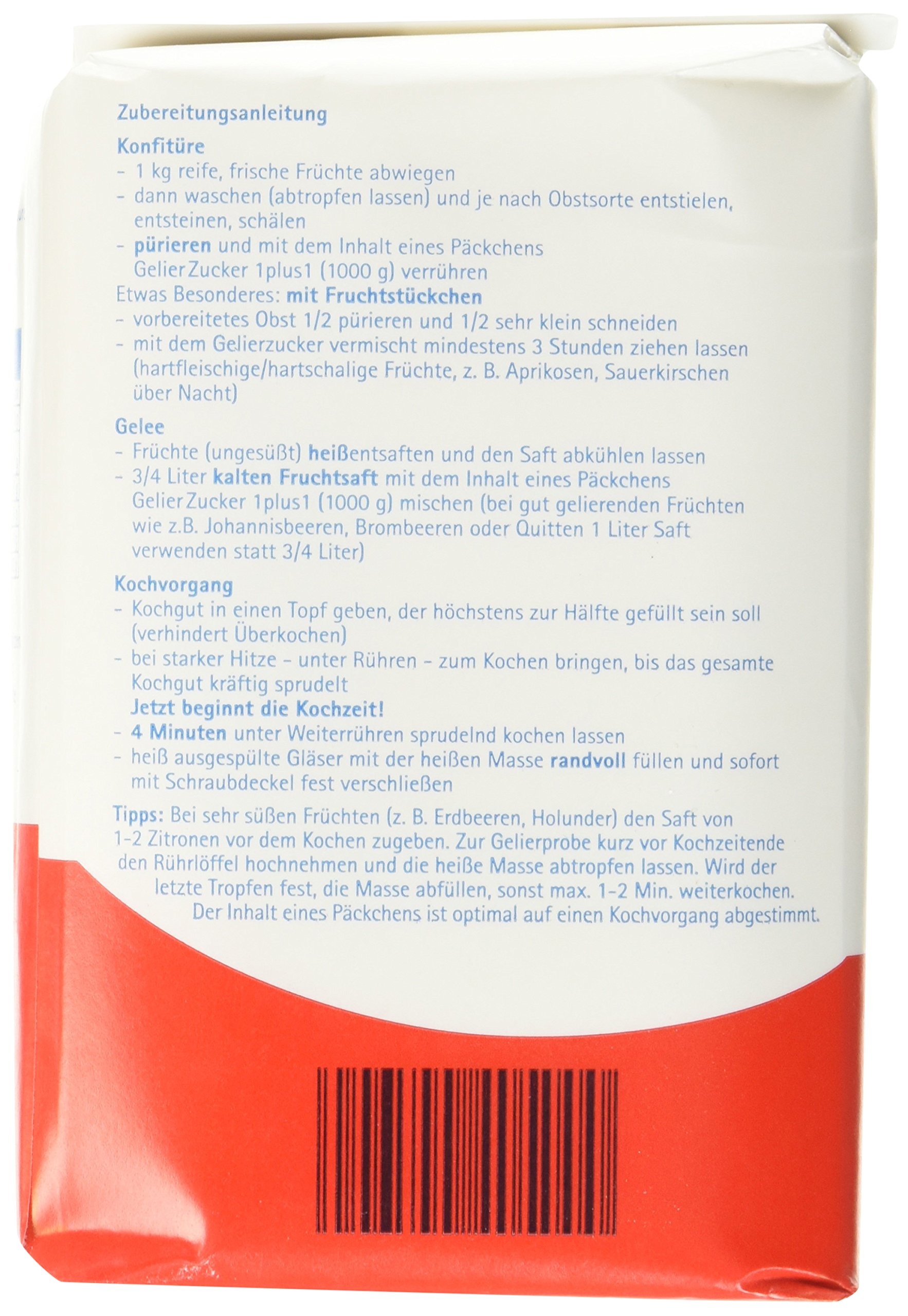 Südzucker Gelierzucker 1 plus 1, 10er Pack (10x 1 kg)