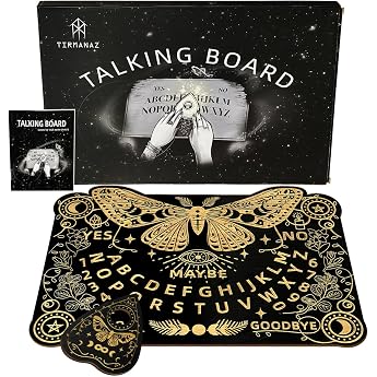Tirmanaz Butterfly Talking Board Wooden Ghost Hunting Game for 2 or More | For 2 or more players, includes guide