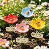 Bee Watering Station for Garden, Cups for Bees with Adjustable Stakes, Butterfly Bee Drinking Station, Practical Butterfly Feeders for Thirsty Bees, Outdoor Yard Lawn PatioDecor