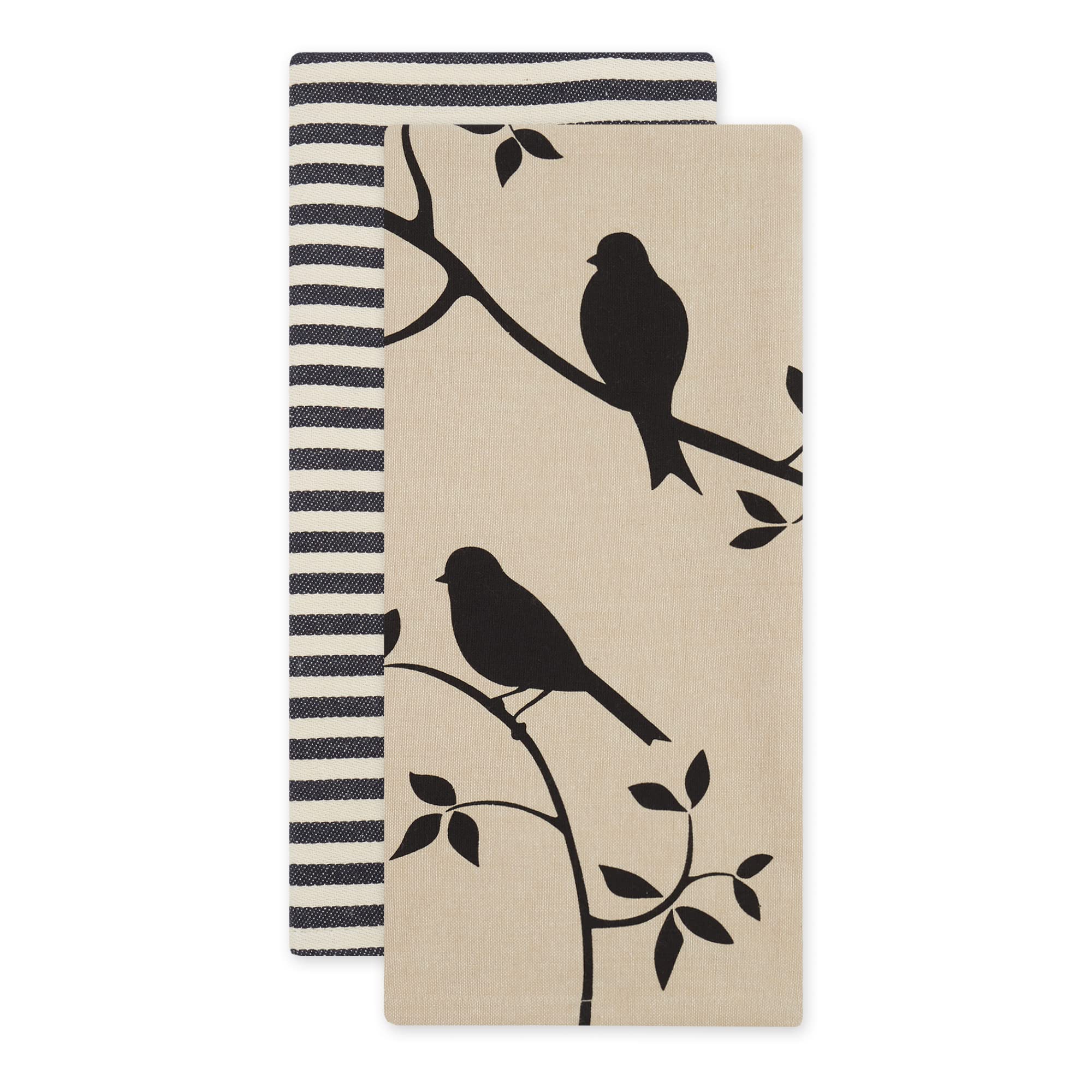 DII Strofinacci Da Cucina In Cotone – Set Da 2, 45x71 Cm, Con Fantasia Festiva Bushel & Peck