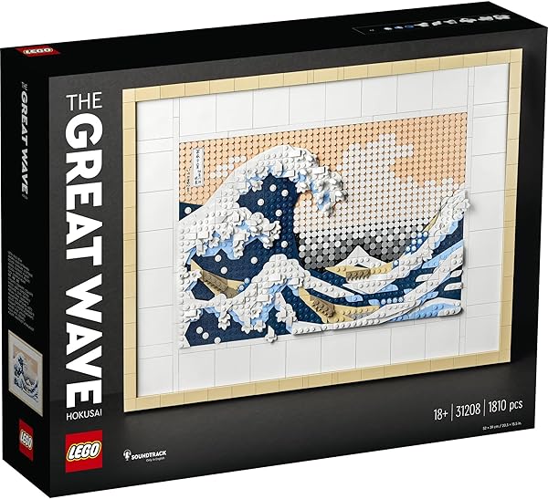 レゴ LEGO アート 葛飾北斎 <富嶽三十六景 神奈川沖浪裏> 1810ピース おもちゃ 玩具 誕生日 クリスマス プレゼント ブロック 母の日 父の日 男性 女性 絵画 アート コレクション インテリア オシャレ 31208 - 2