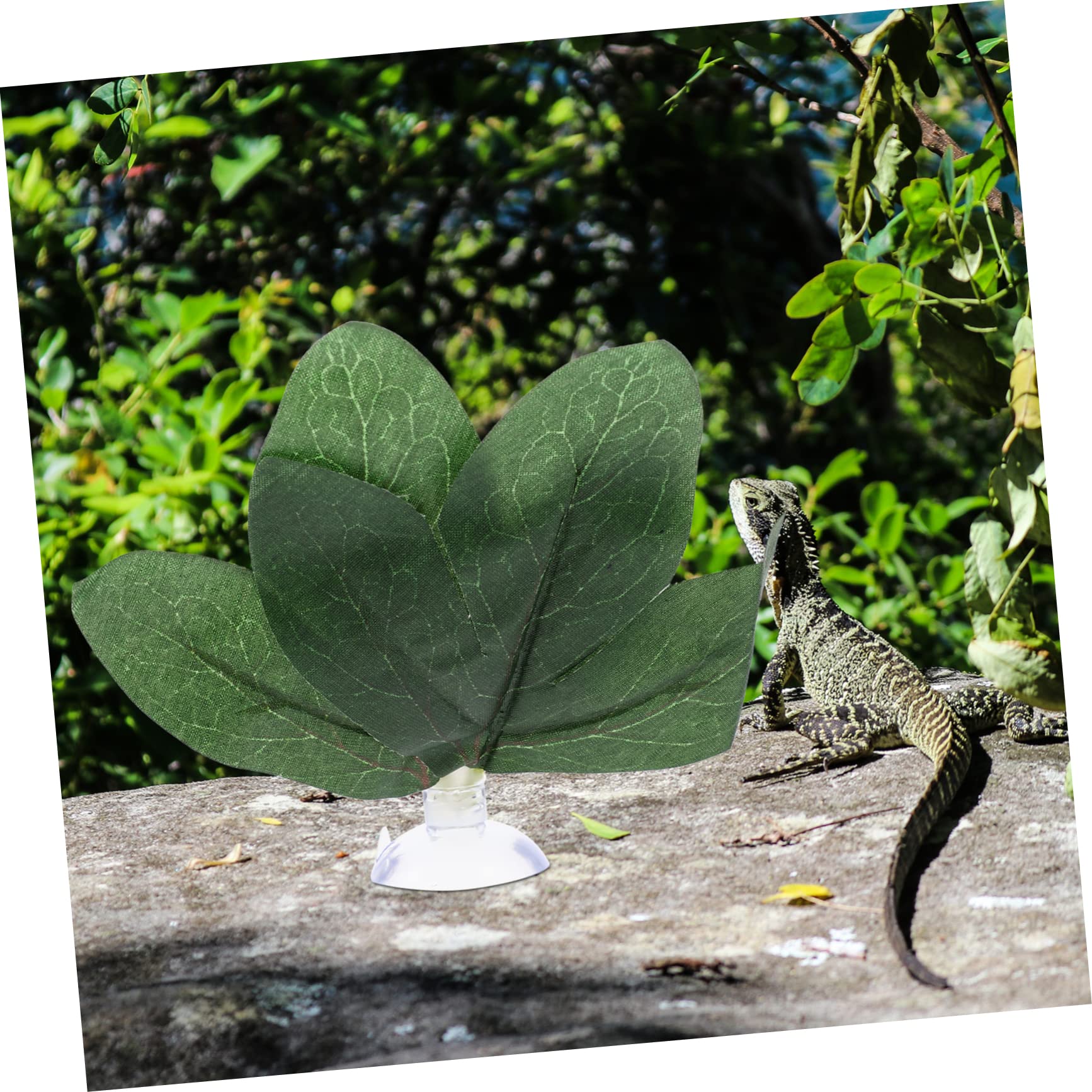 BESPORTBLE 25stücke Teiliges Künstlicher Pflanzen Für Terrarien Dekorative Pflanzen Für Reptilien Fische Schildkröten Realistische Aquarien Und Terrarium-Dekoration Aus Hochwertigem