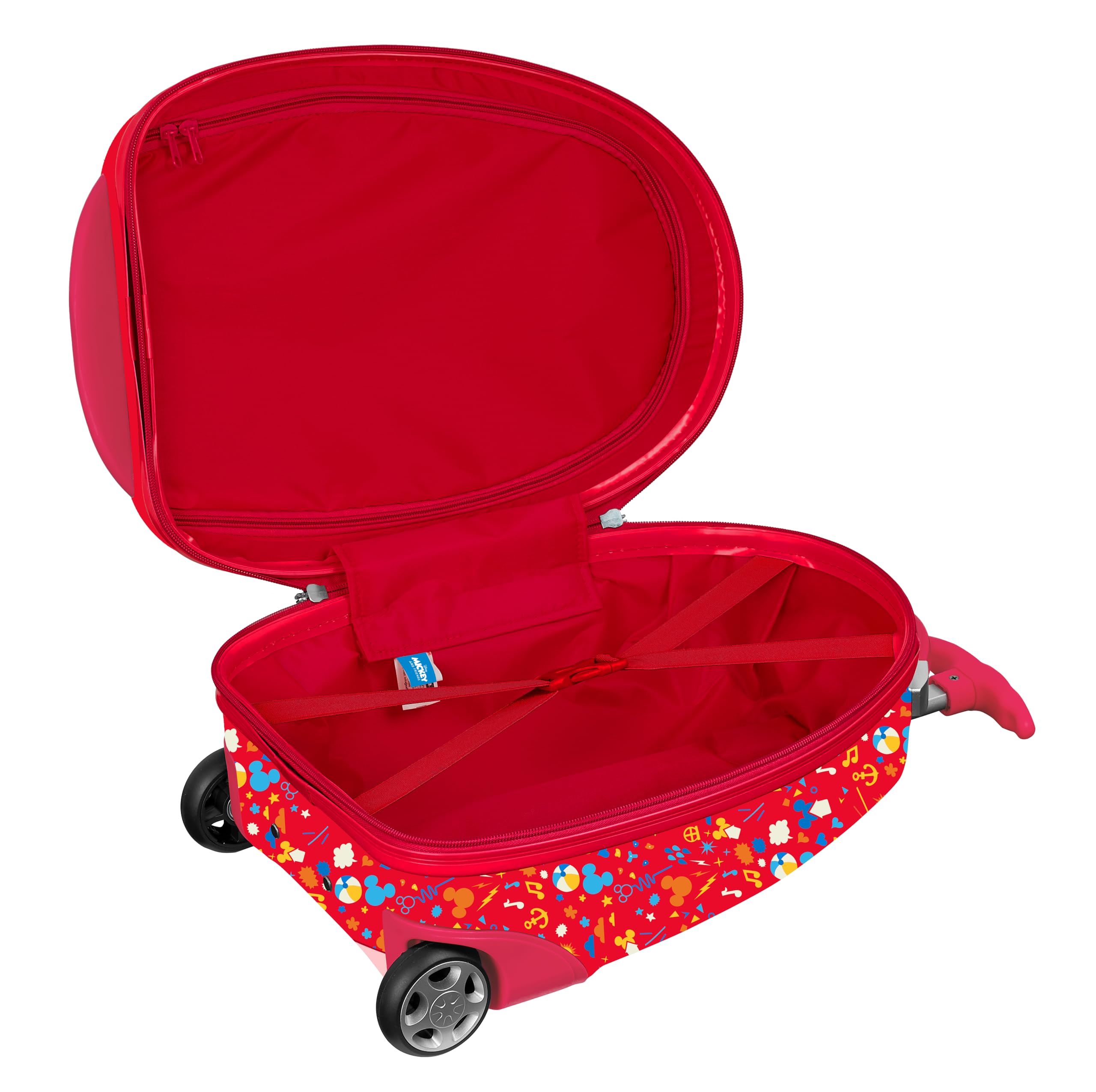 safta MICKEY MOUSE GOOD DAY - Trolley da cabina 16 pollici, valigia con ruote, lucchetto di sicurezza, valigia leggera, 28 x 23 x 43 cm, blu, M, Casual