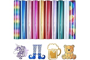 Metallic Holographic Heat Transfer Vinyl for Shirts