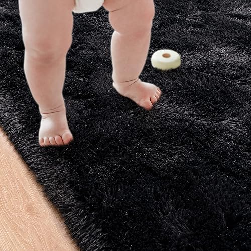Miniatura 6 de Przemy - Alfombras esponjosas para sala de estar y dormitorio, alfombra moderna y suave de pelo largo para niños, guardería, niños y niñas, alfombra