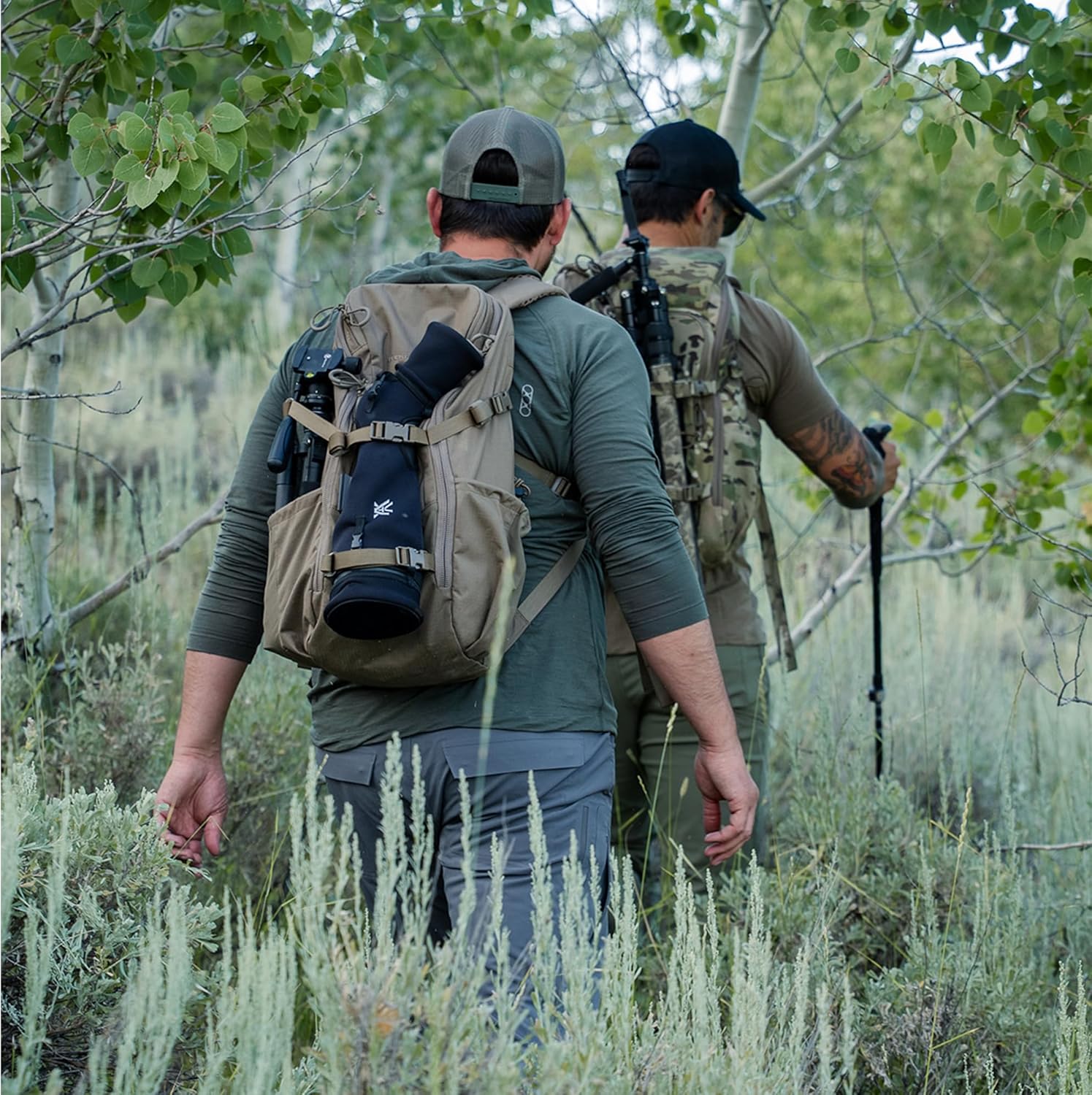 Eberlestock Brute Scout Day Pack – Lightweight Internal Frame Hunting Backpack with Aluminum Stay, 1800ci Capacity, Hydration Compatible – Military Green