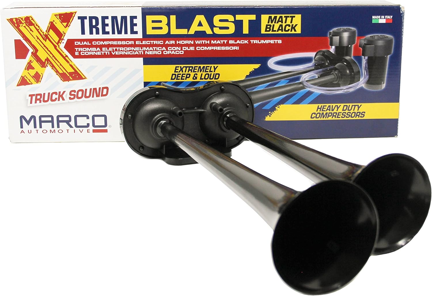 MARCO Xtreme Blast Electric Horn Italian Tuck Accessories