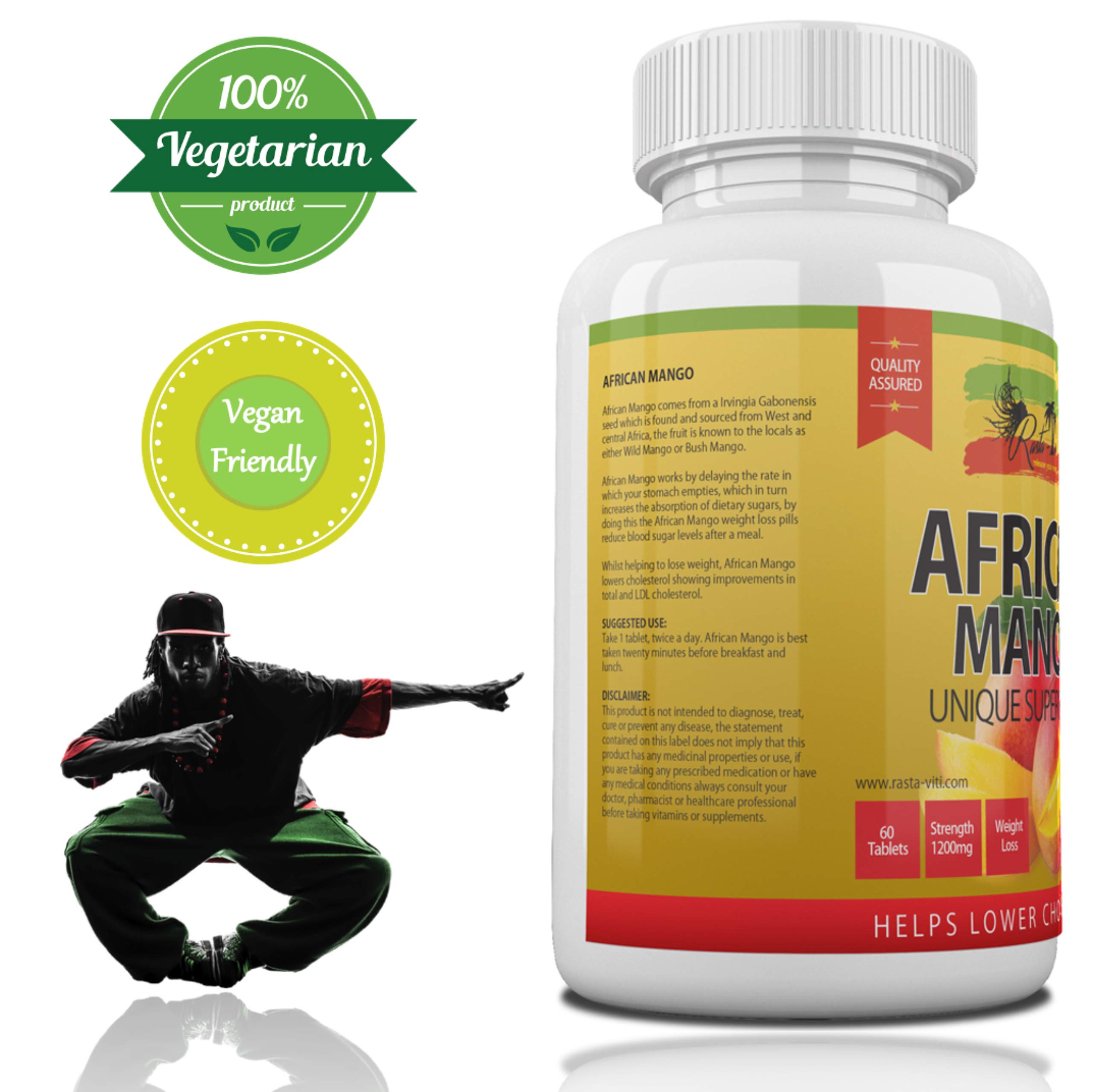 African Mango High Dietary Fibre Tablets Vegan & Vegetarian Friendly