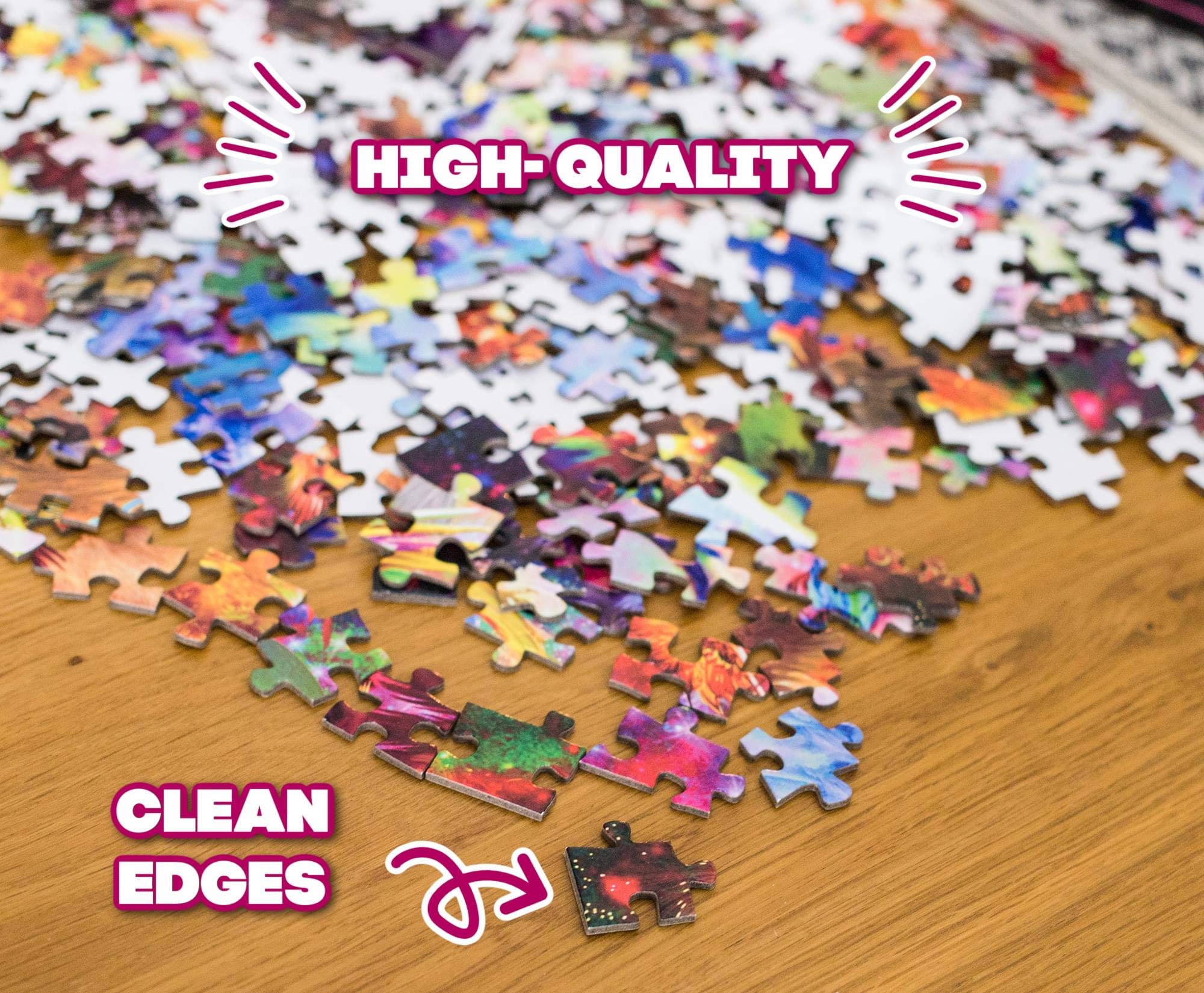 Mythical Menagerie Fantasy Puzzle for Adults and Kids | Difficult 1000 Piece Jigsaw Puzzle Toy | Fun Quarantine Gifts | Interactive Brain Teaser for Game Night | 28 x 20 Inches - Image 4