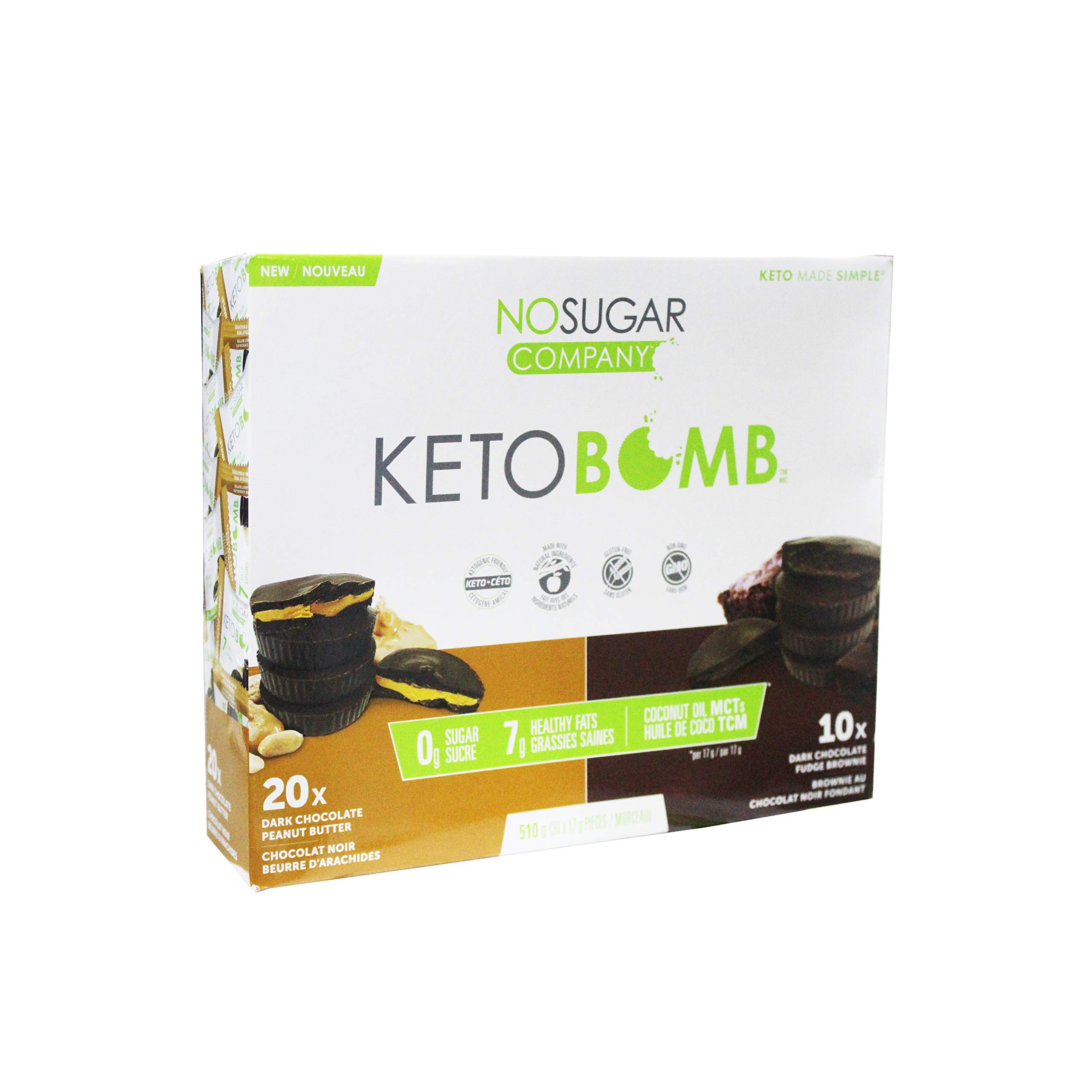 KETO Bomb, 510G (30X17g Pieces)