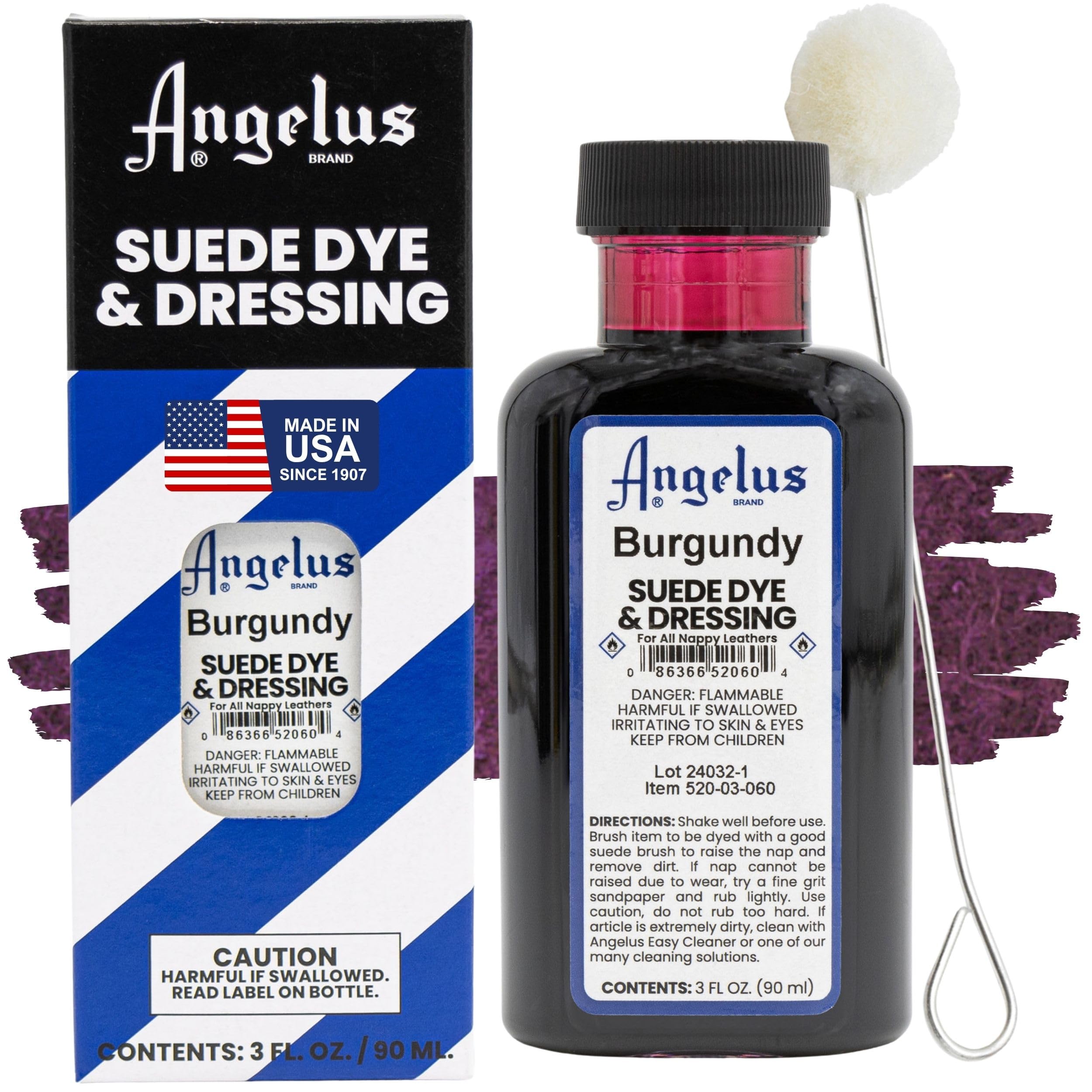 Angelus Angelus Suede Dye Burgundy-picture-14