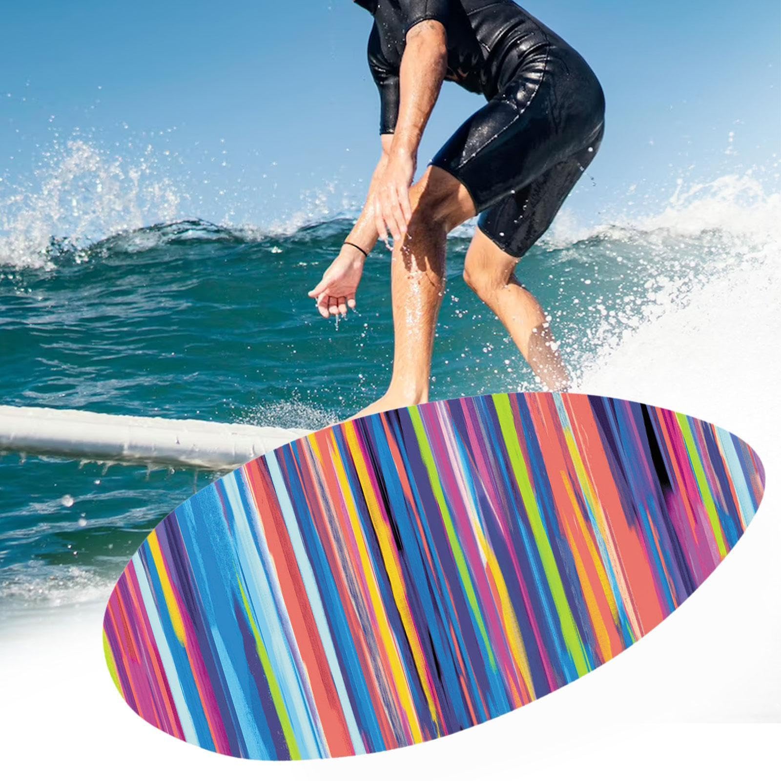Skimboard für Strandwasser, Surfbrett Haltbarkeit, Holz Bodyboard, Skimboard für Anfänger, Jugendliche, Alle Skimming Fans, Erwachsene, Kinder, 30inch