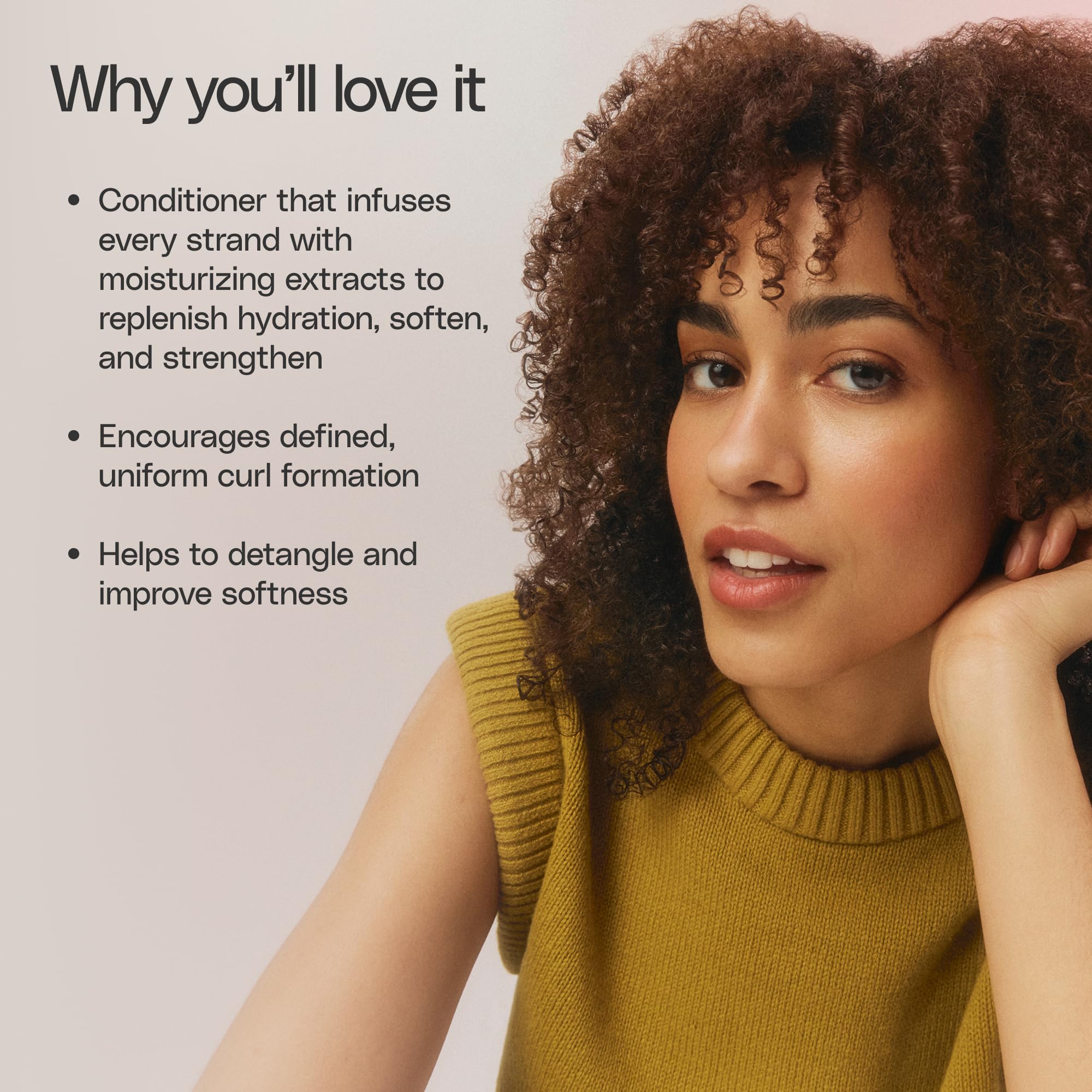 Ouidad Curl Quencher Moisturizing Conditioner for Tight Curls – Rich Detangling Conditioner Hydrates and Elongates Curly Hair, Soft, Nourished, Defined Curls, Helps Repair Damage, Sulfate-Free