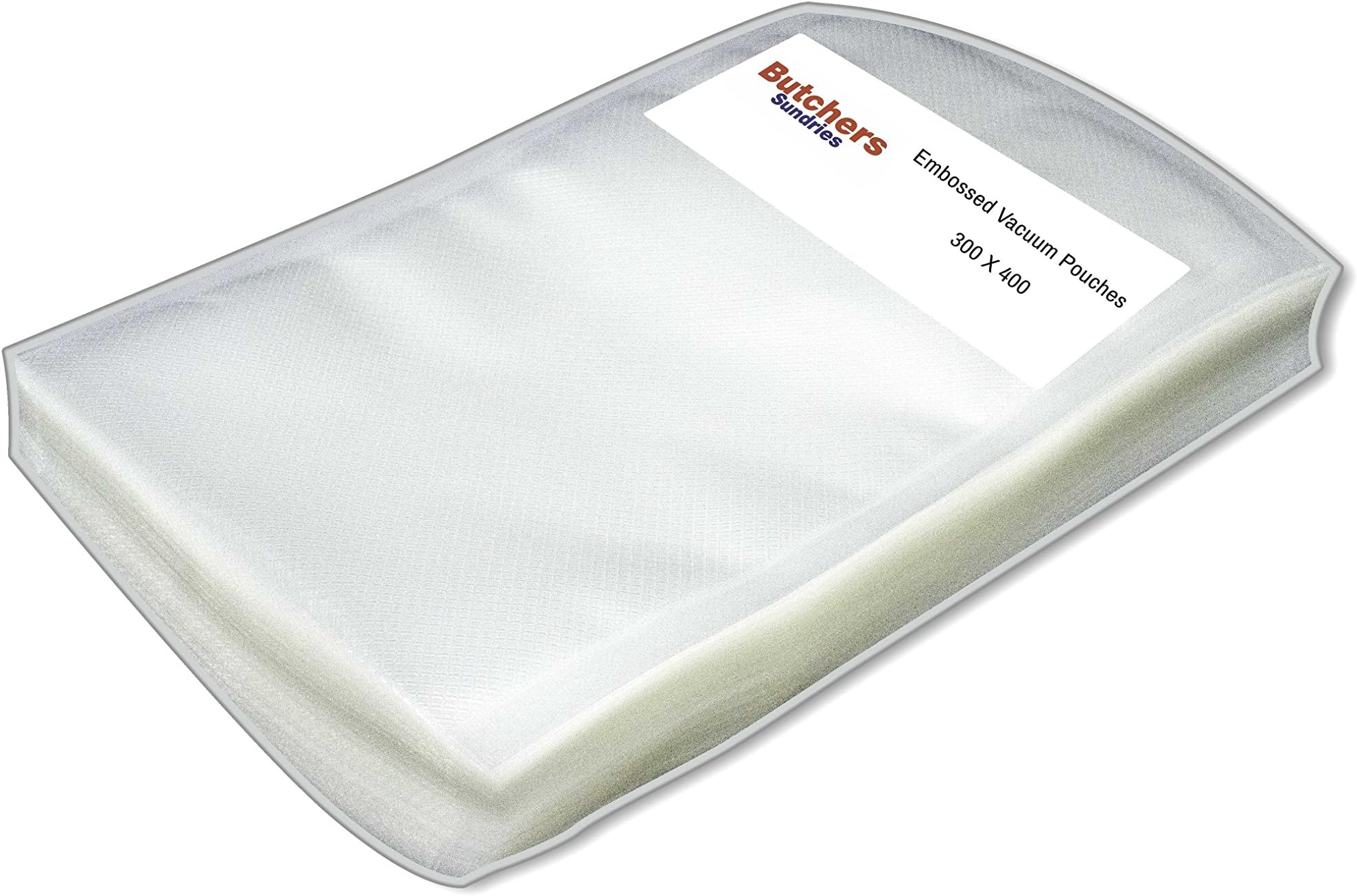 x100 New Clear Embossed Vacuum Pouches for Home use - Different Sizes Available! (300x400)