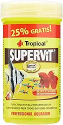 Ração Tropical Supervit Flake Para Peixes 25g Tropical Para Peixes