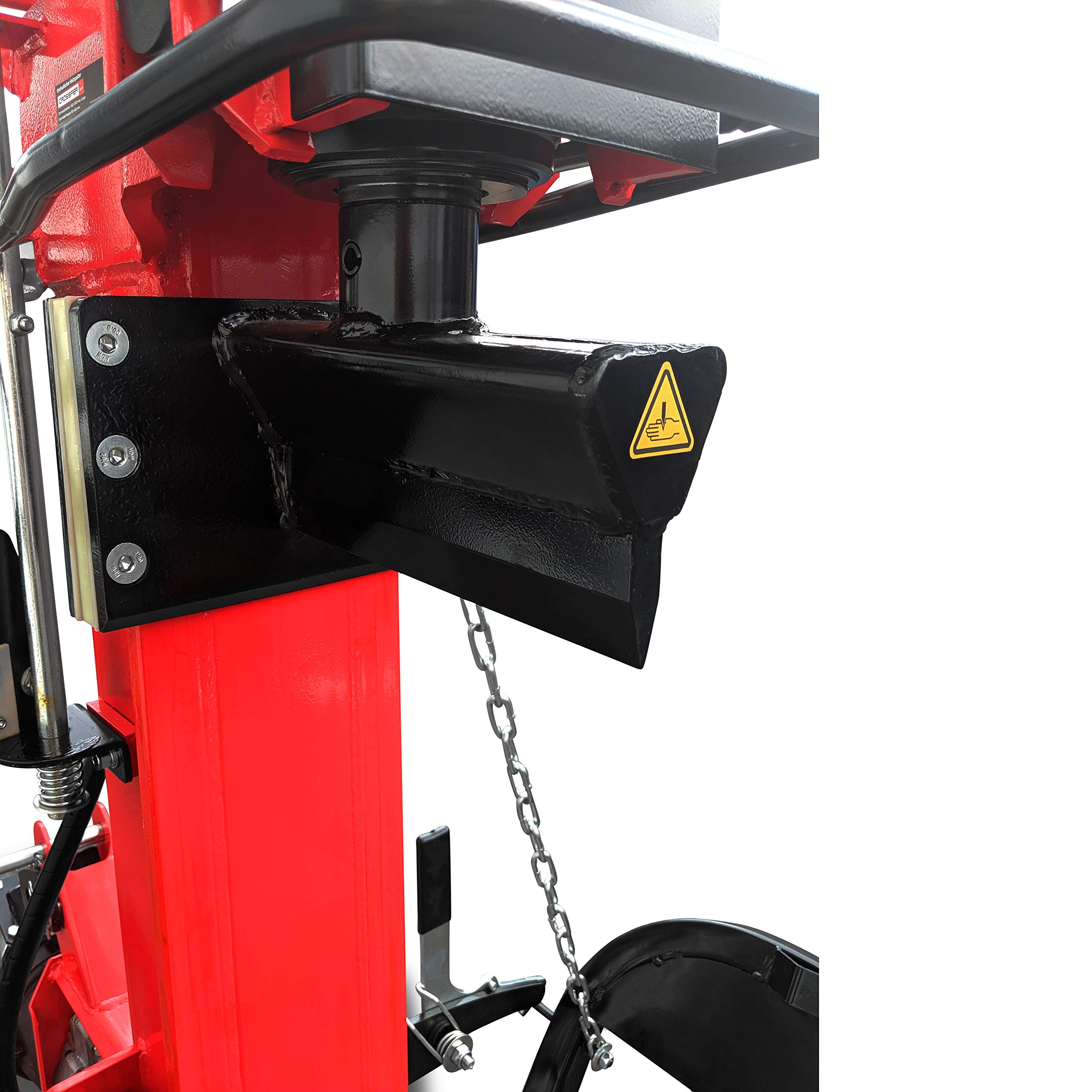 CROSSFER Holzspalter LS14T-400V / Hydraulikspalter 14 Tonnen Spaltkraft / 400V Motor 3,5 kW/Auto-Rücklauf mit stufenlosem Rücklaufstopp / 104 cm Spaltlänge/Meterspalter/Stammheber und Holzfangbügel