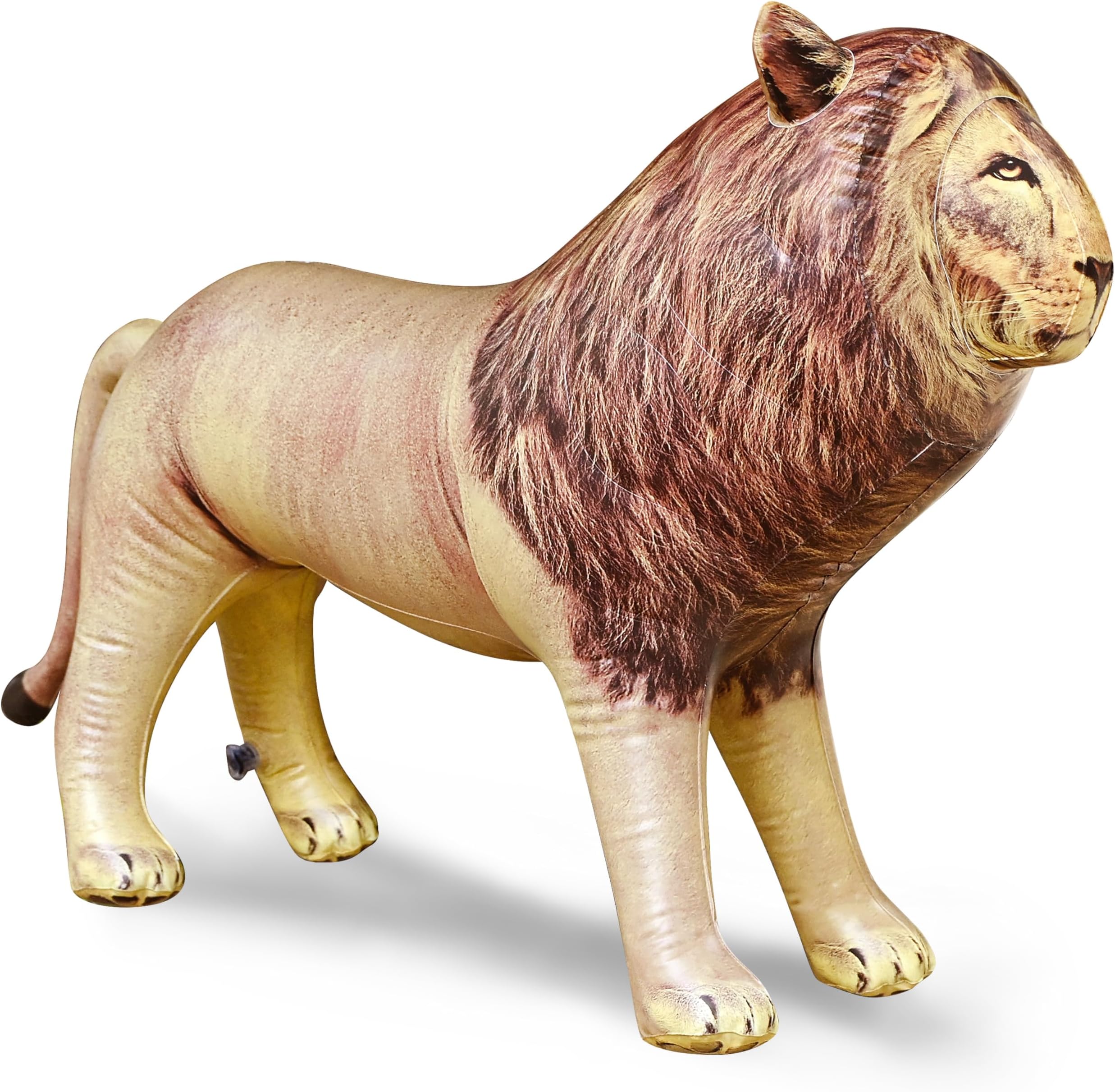 Jet Creations Inflatable Male Lion with Mane Stuffed Animal, Standing - Ideal for Safari or Wildlife Theme Parties, Favors, and Decorations, Size 36 inch Long, an-Lion