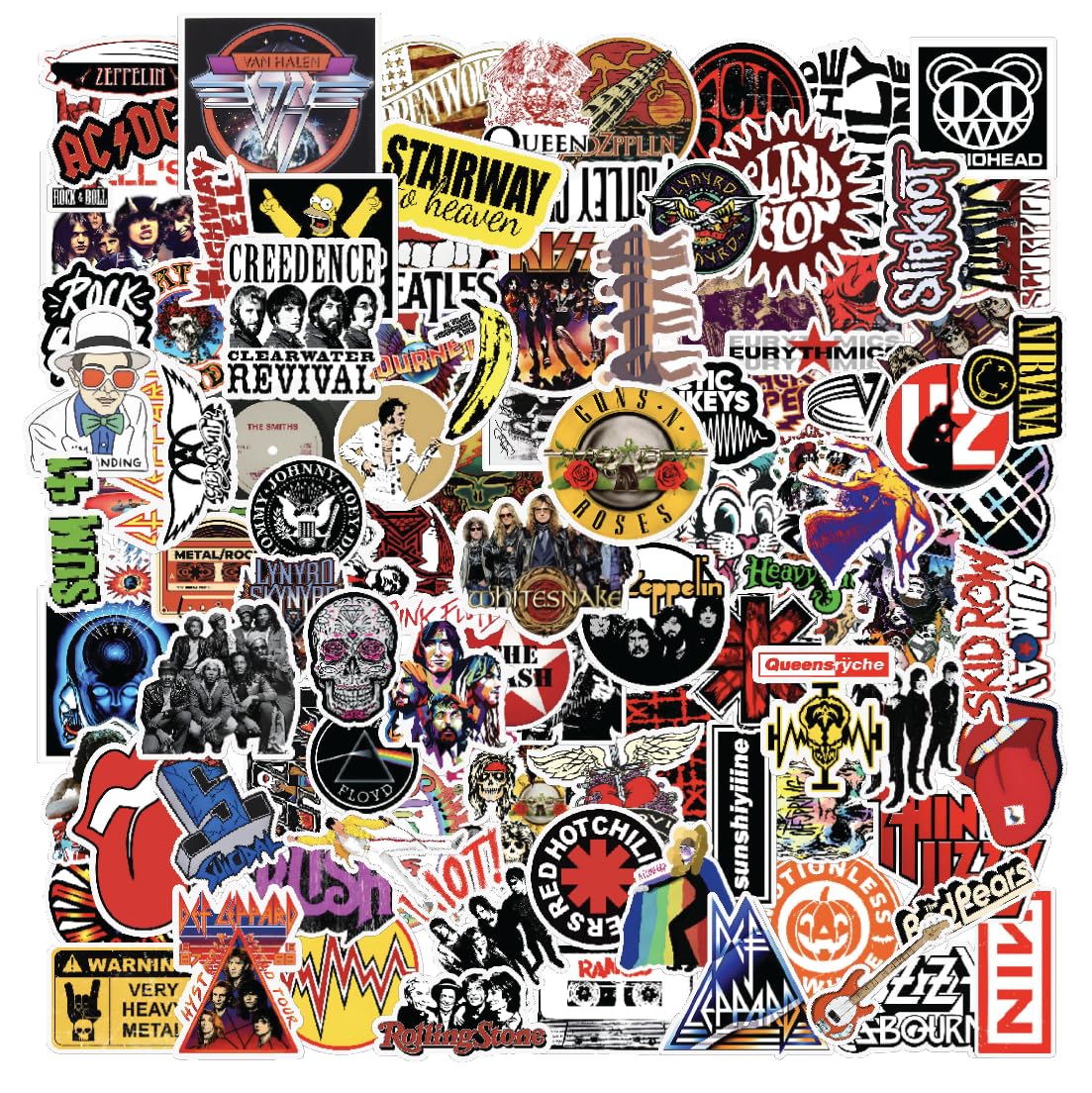 60 Travel Stickers - Waterproof Decals for Laptop & More -12