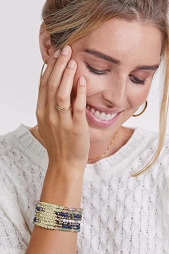 Miniatura 4 de INSPIRED VOICES Pulseras inspiradoras para mujer, pulseras motivacionales, joyas inspiradoras, pulseras elásticas con cuentas y regalos de aliento
