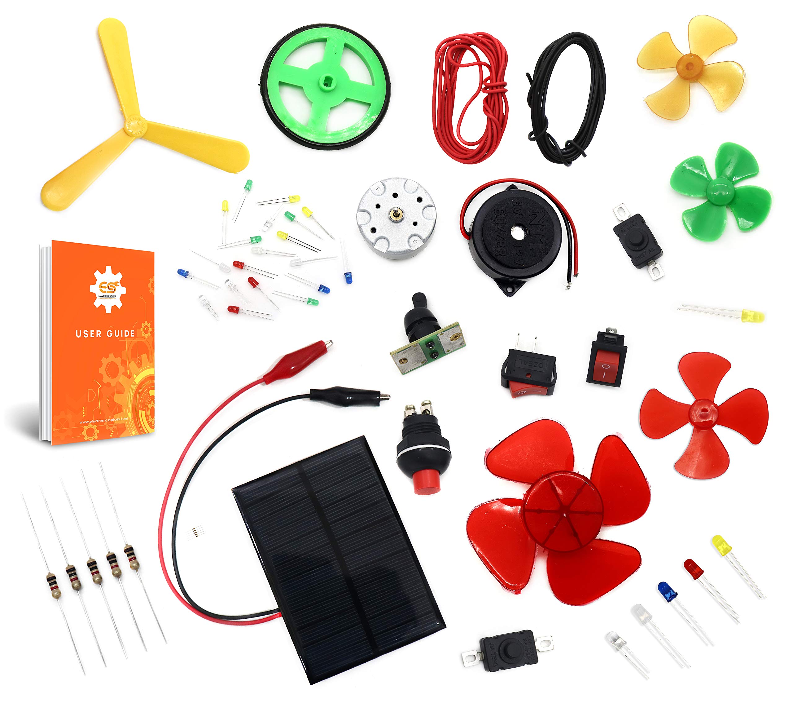 Buy Electronic spices 48 Pcs Solar Starter Kit For Creators With
