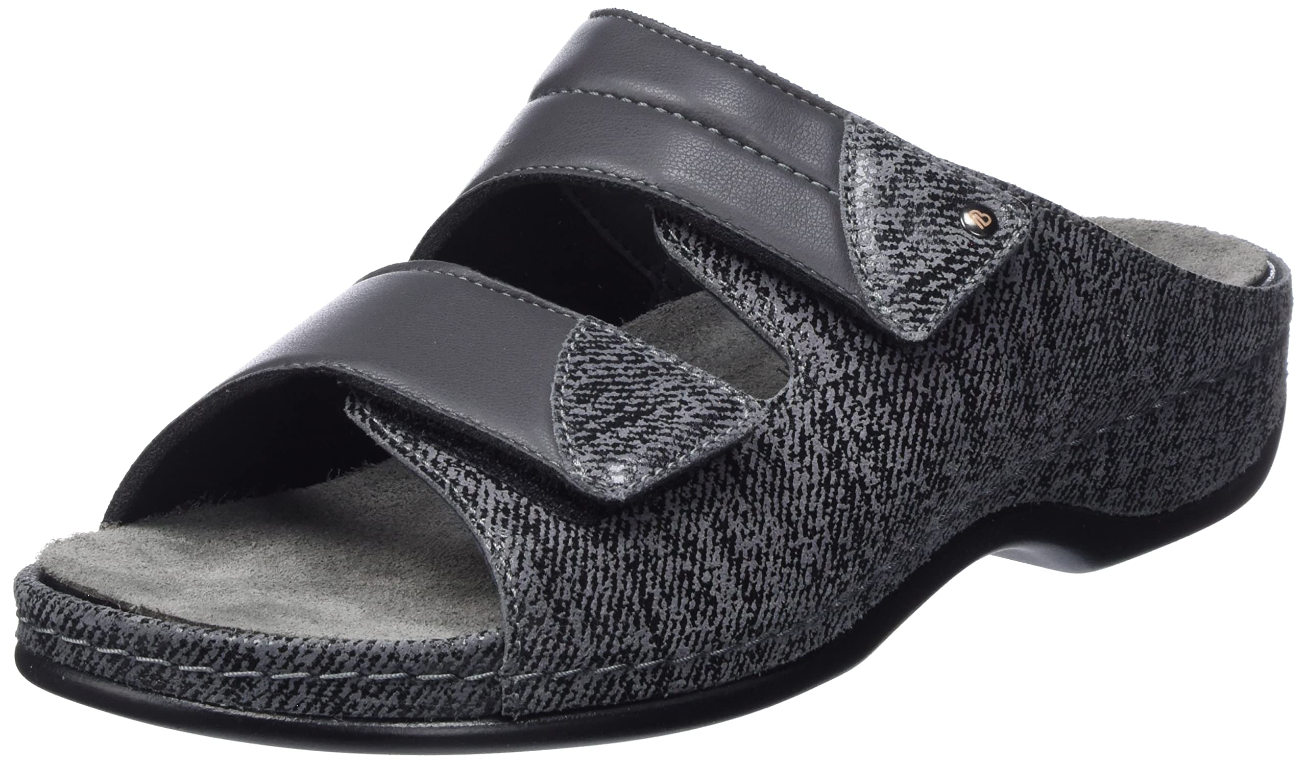 Berkemann Women's Finja Slippers, Graphite Grey/Grey, 41.5 EU