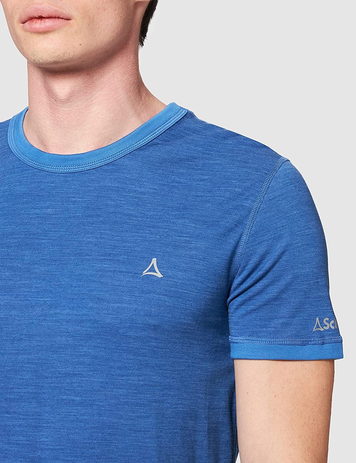 Schöffel Herren Merino Sport Shirt 1/2 Arm M, temperaturregulierendes Unterhemd, atmungsaktives Funktionsunterwäsche-Shirt in Wollqualität