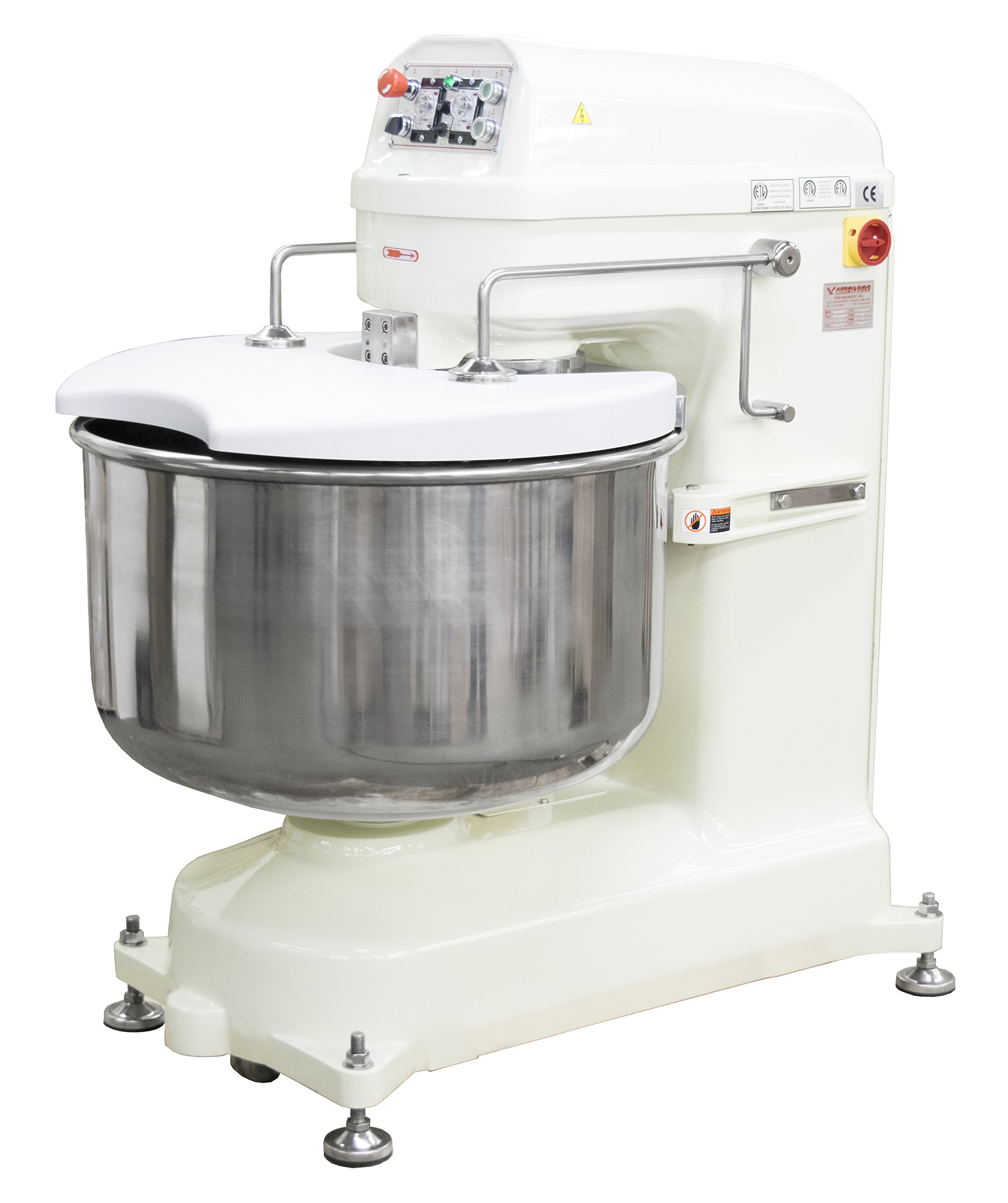 Spiral Mixer 190 Quart Bowl by American Eagle Food Machinery – Stainless Steel, Model AE-75K