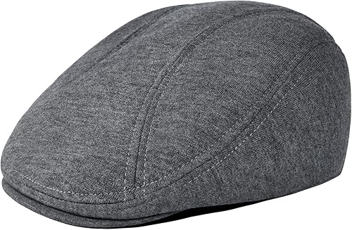 JANGOUL Sombreros Newboy de algodón para hombre gorra plana ajustable gorra ajustable irlandesa