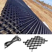 Expansion Foldable Gravel Stabilizer Grid, Outdoor Geo Grid Ground Paver, Landscape Gardening Grid for Retaining Wall, Honeycomb Gravel Path Grid3x4M/9.8x13.1FT