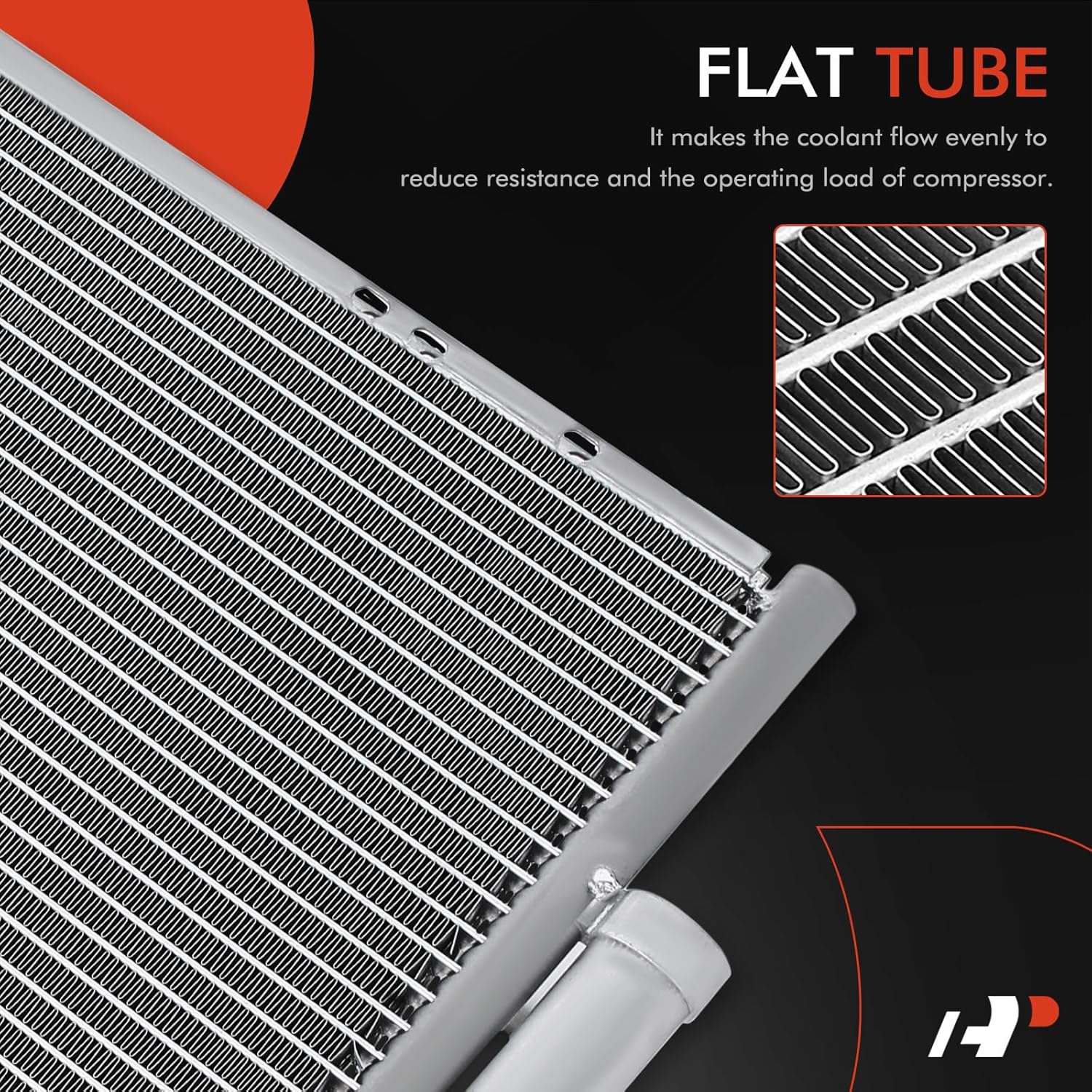 A-Premium Air Conditioning A/C Condenser Compatible with Sienna 2004-2006 V6 3.3L, Sienna 2007-2010 V6 3.5L, Mini Cargo Van, Mini Passenger Van