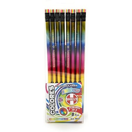 16 Lápices Arcoíris, Lápices De Colores 7 En 1, Con 4 Sacapuntas Lapices De Colores Para Ninos Adultos Lapices Arcoiris Para Dibujar Dibujar Colorear Escuela Negro 16 Lápices Arcoíris, Lápices De Colores 7 En 1, Con 4 Sacapuntas Lapices De Colores Para Ninos Adultos Lapices Arcoiris Para Dibujar Dibujar Colorear Escuela Negro