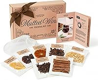 Vista 1 de Kit de vino caliente especias para sidra de manzana y mezcla de gluhwein alemán infundido El mejor regalo para amantes del vino para noches