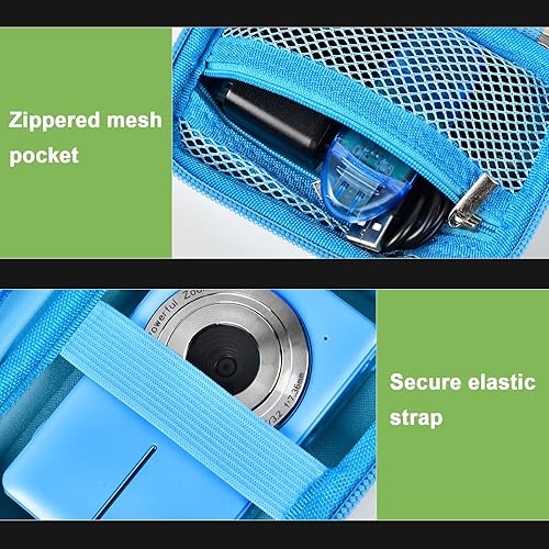 Miniatura 6 de Funda para cámara digital compatible con VAHOIALD FHD 1080P para CAMKORY Digital Point and Shootpara KODAK PIXPRO FZ45-BK 16MP Vloggingpara