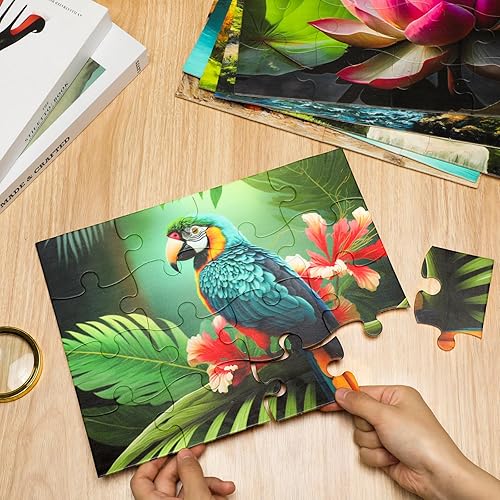 Miniatura 6 de Paquete de 9 rompecabezas de piezas grandes para personas mayores con demencia, Alzheimer, 16 piezas de madera fáciles de rompecabezas para