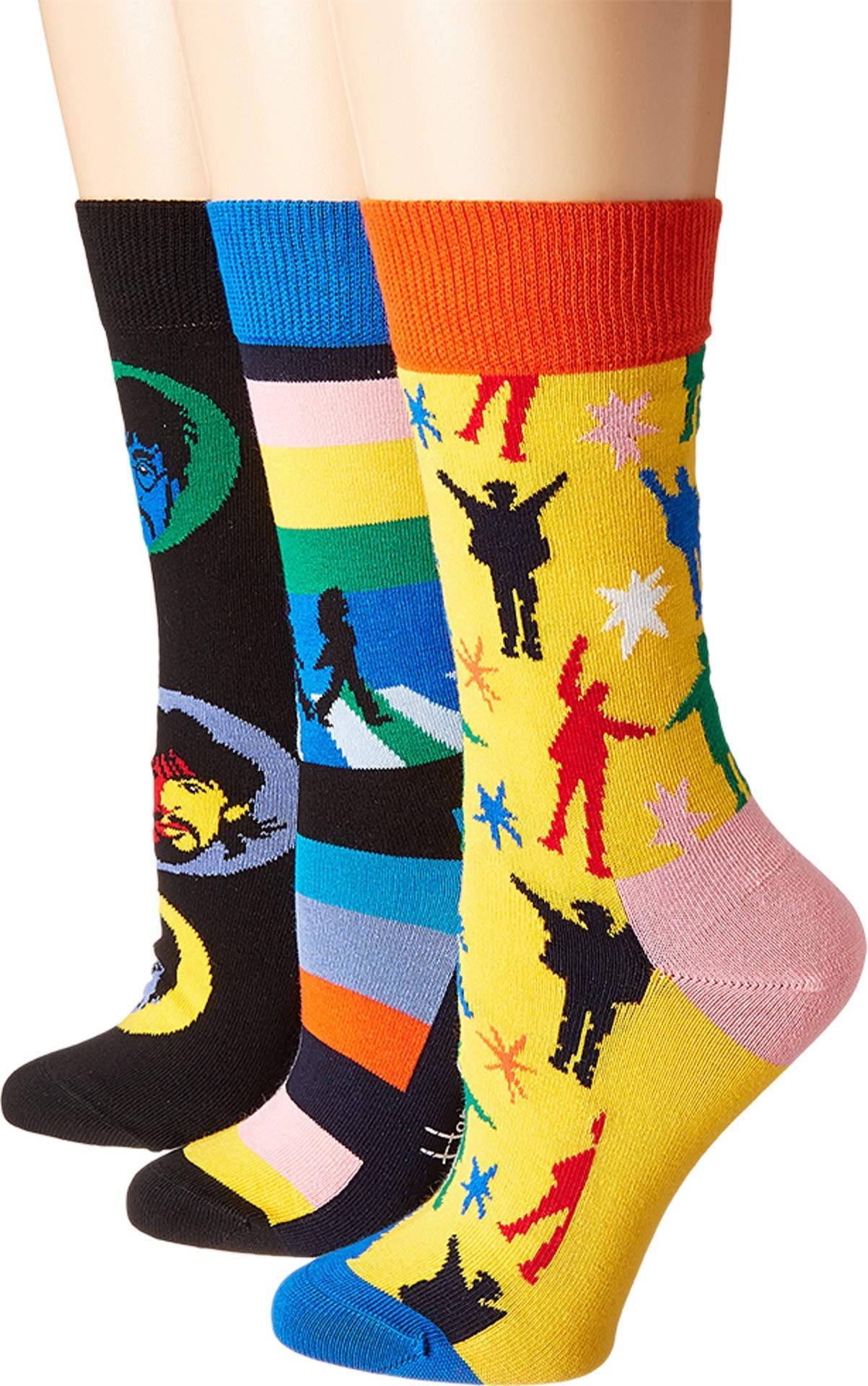 Happy Socks Beatles Gift Box 3 Pack Navy/Multi 9-11