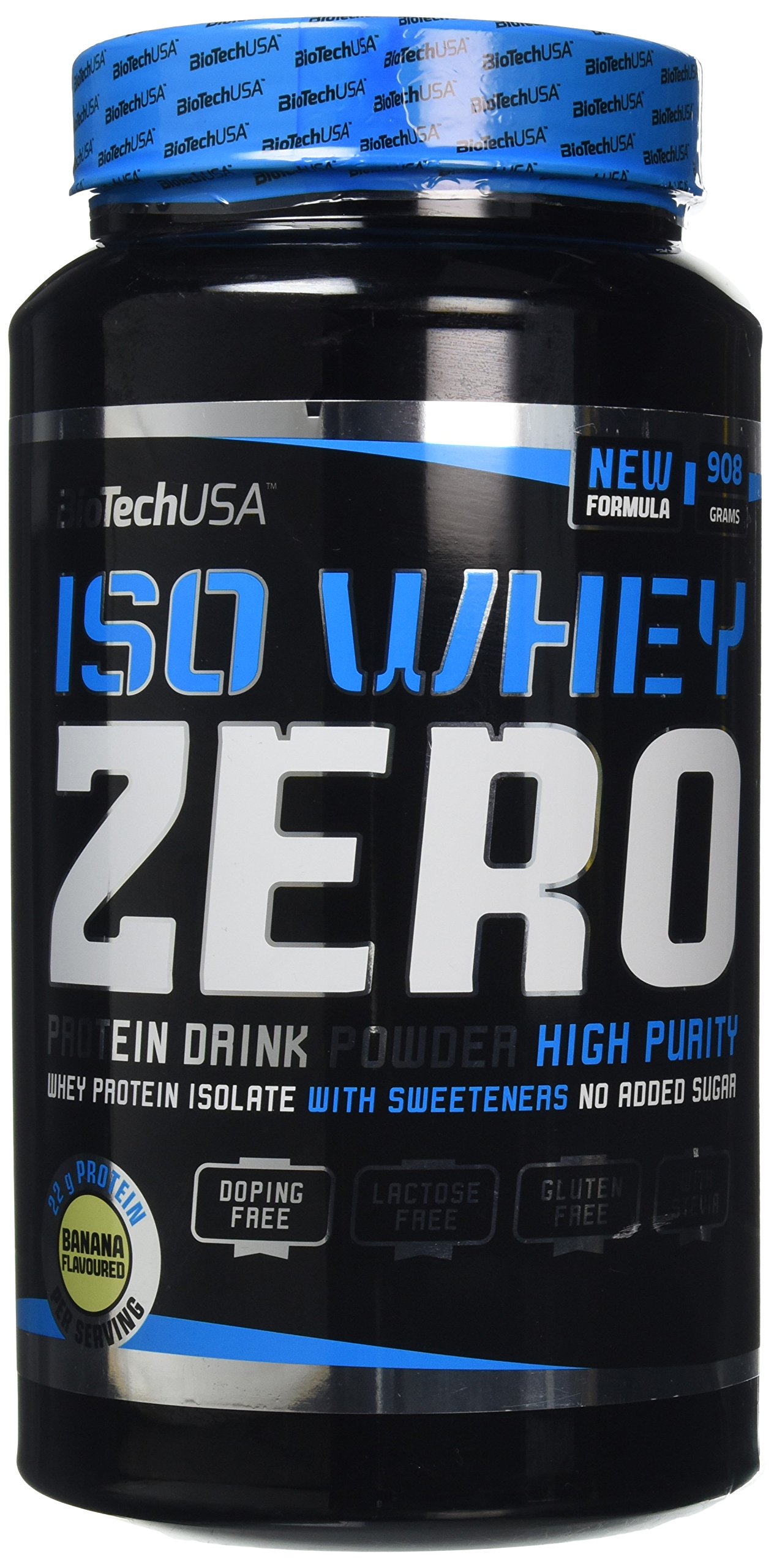 Biotech 908 g Banana Iso Zero Lactose Free Whey Protein