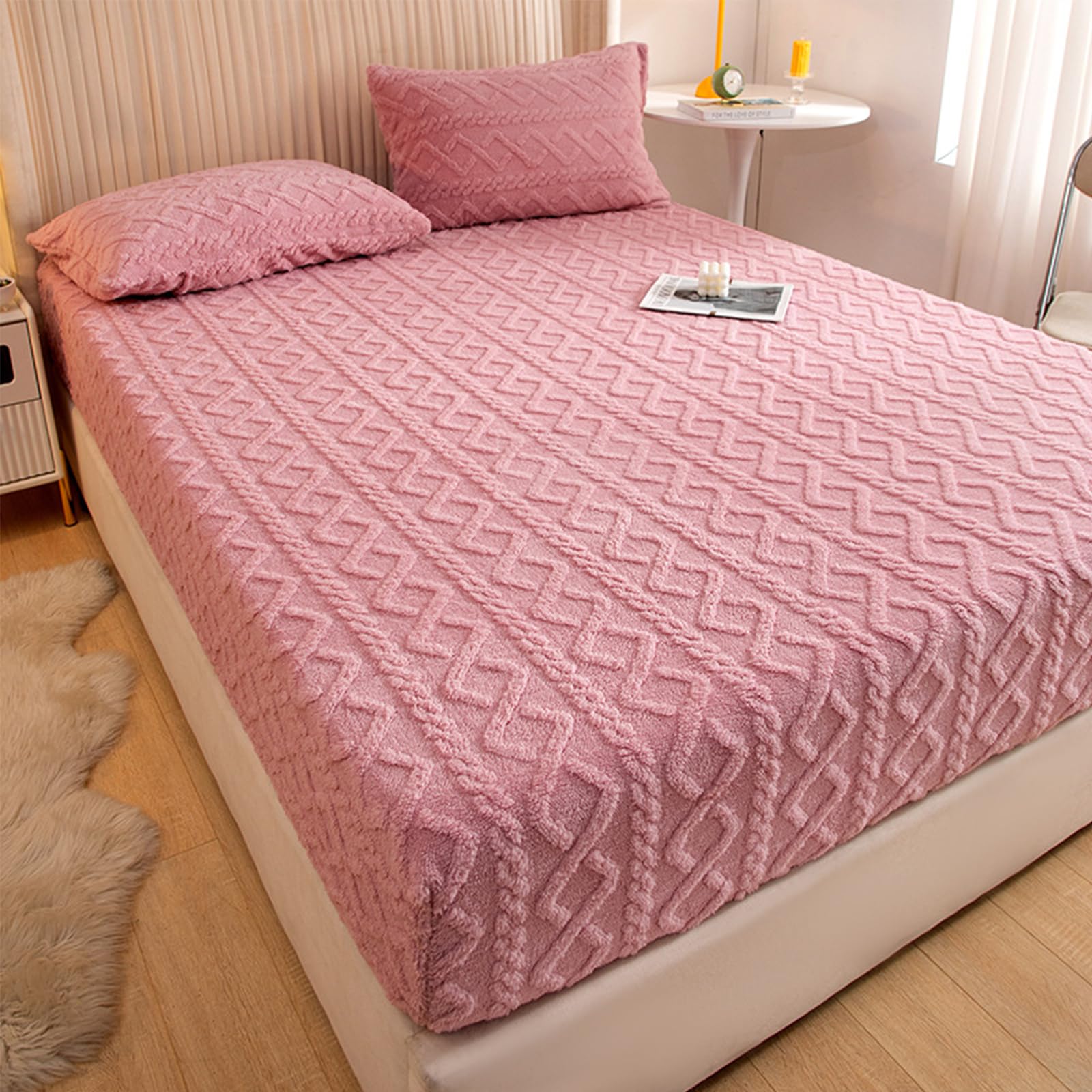 Elastic Bed Sheets, Elastic Bed Sheets Queen Size, Elastic Bed Sheets Purchase,Elastic Bedsheets Queen Size Bed, Elastic Bedsheet Queen (Pink,150 * 200cm)