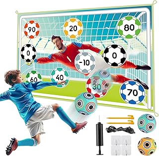 Sponsored You’re seeing this ad based on the product’s relevance to your search query.Learn more about this advertisement KADAYAYA Football Playset Toy for Children, Indoor Outdoor Football Playset with 2 Velcro Balls, Foldable Football Goals, Christmas Birthday Gifts, Football Toy for Children 5 6 7 8 Years