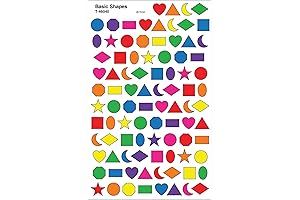 Trend Basic Shapes superShapes Stickers, Classroom Incentives, 800 Count