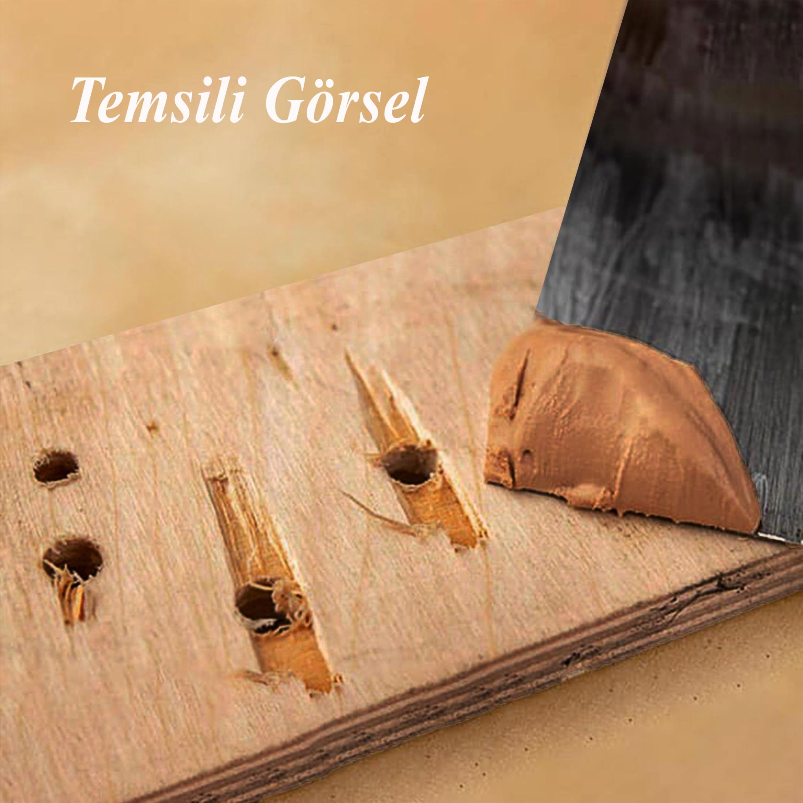 Ahşap Parke Tamir Macunu Beyaz Mobilya Dolgu Çatlak Çizik Giderici 200 Gr Macun